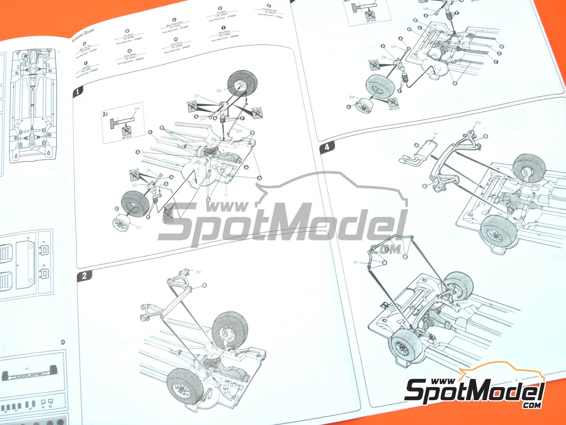 Image 15: Audi Quattro | Maqueta de coche en escala&nbsp;1/24 fabricado por Italeri (ref.&nbsp;3671, tambien 8001283036719)
