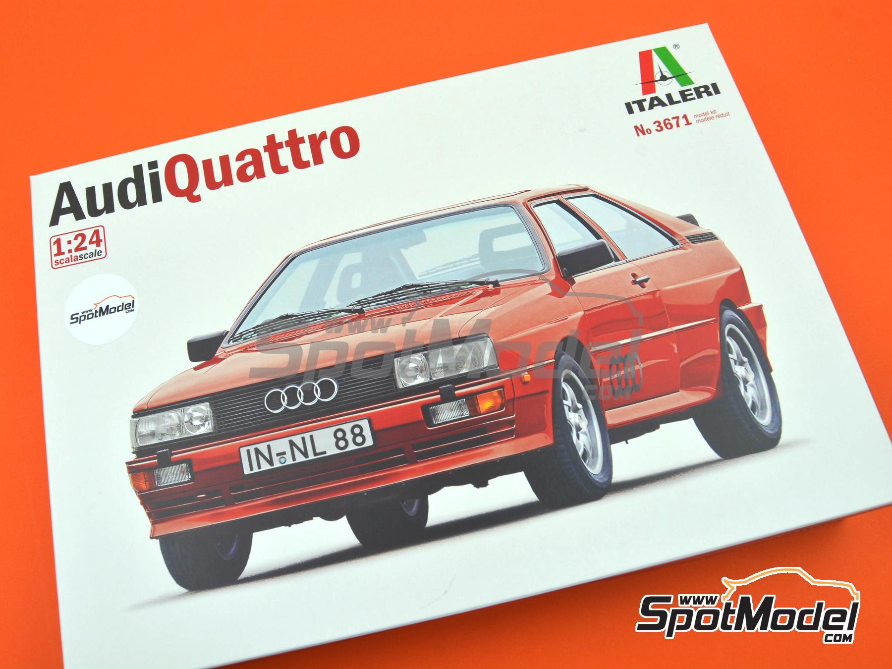 Image 17: Audi Quattro | Maqueta de coche en escala&nbsp;1/24 fabricado por Italeri (ref.&nbsp;3671, tambien 8001283036719)