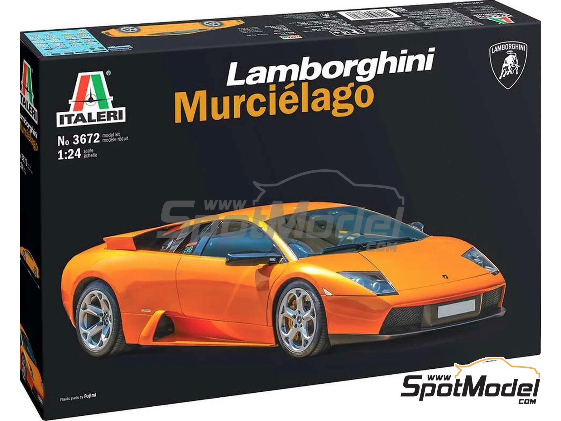 Image 2: Lamborghini Murci&eacute;lago | Maqueta de coche en escala&nbsp;1/24 fabricado por Italeri (ref.&nbsp;3672, tambien 8001283036726)
