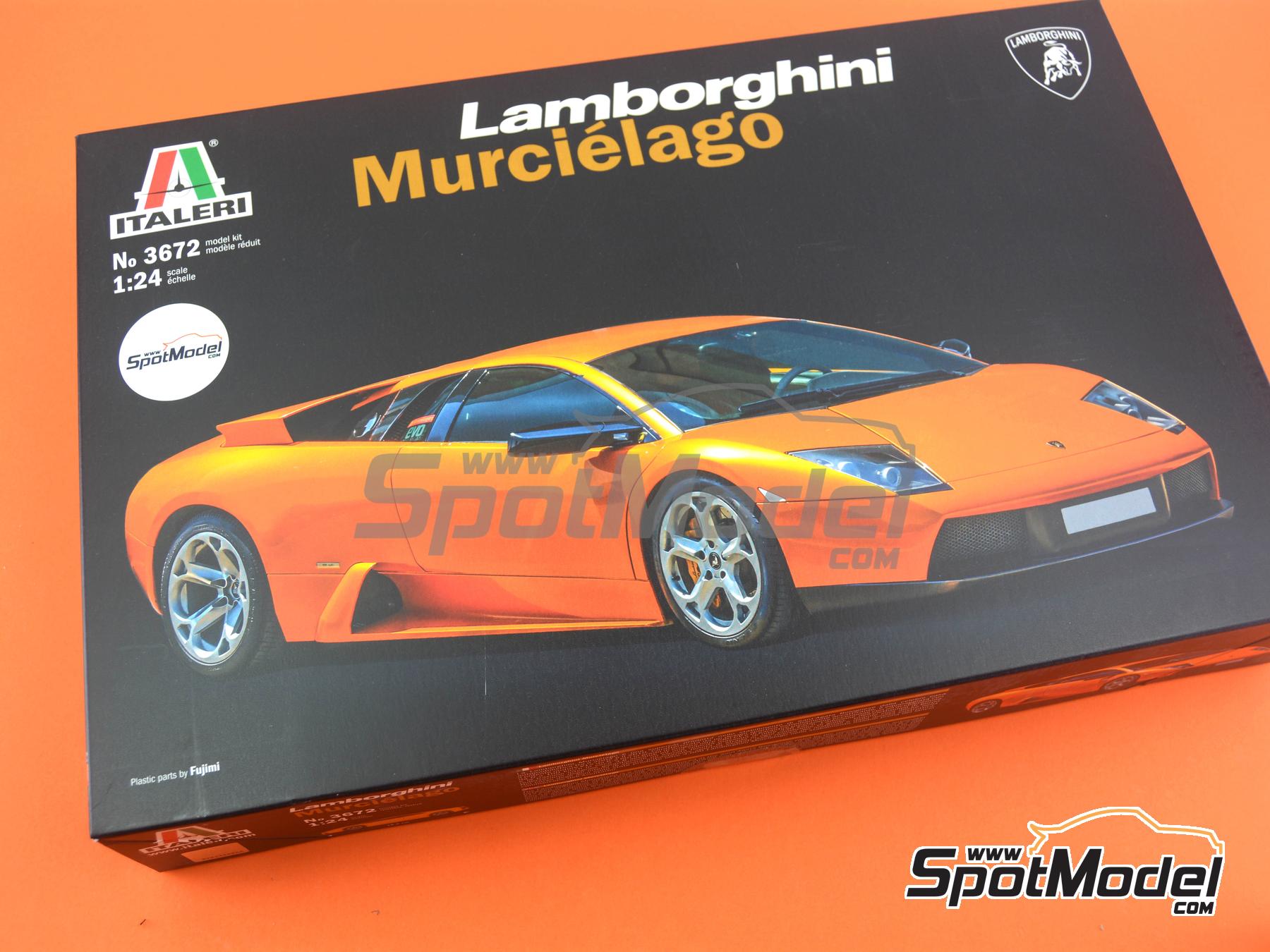 Image 30: Lamborghini Murci&eacute;lago | Maqueta de coche en escala&nbsp;1/24 fabricado por Italeri (ref.&nbsp;3672, tambien 8001283036726)