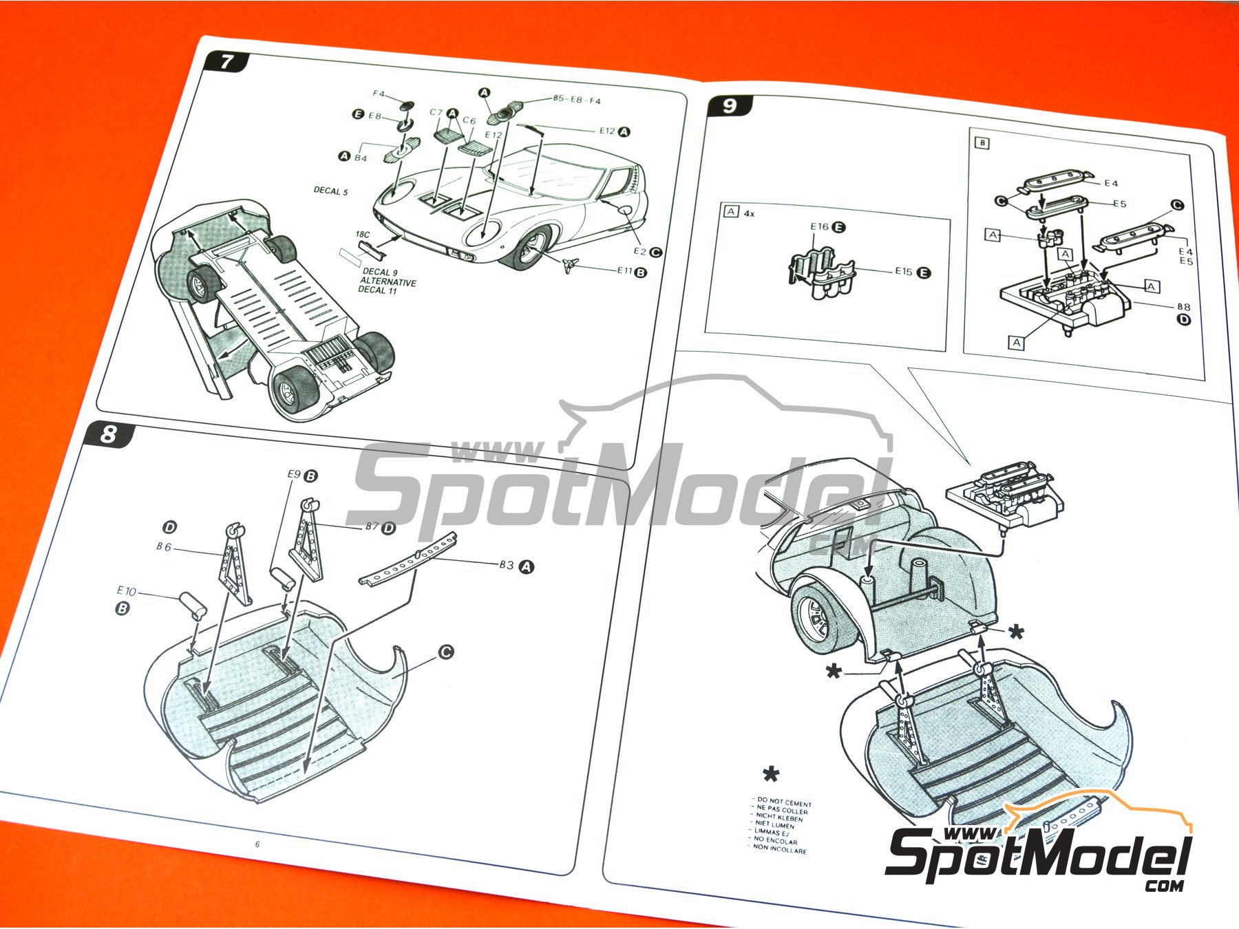 Image 6: Lamborghini Miura | Model car kit in 1/24 scale manufactured by Italeri (ref.&nbsp;3686)