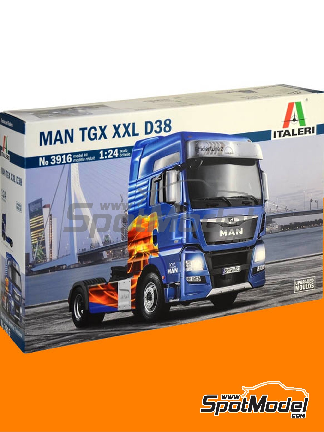 Man TGX XXL Euro 6 | Model truck kit in 1/24 scale manufactured by Italeri (ref.&nbsp;3916) image