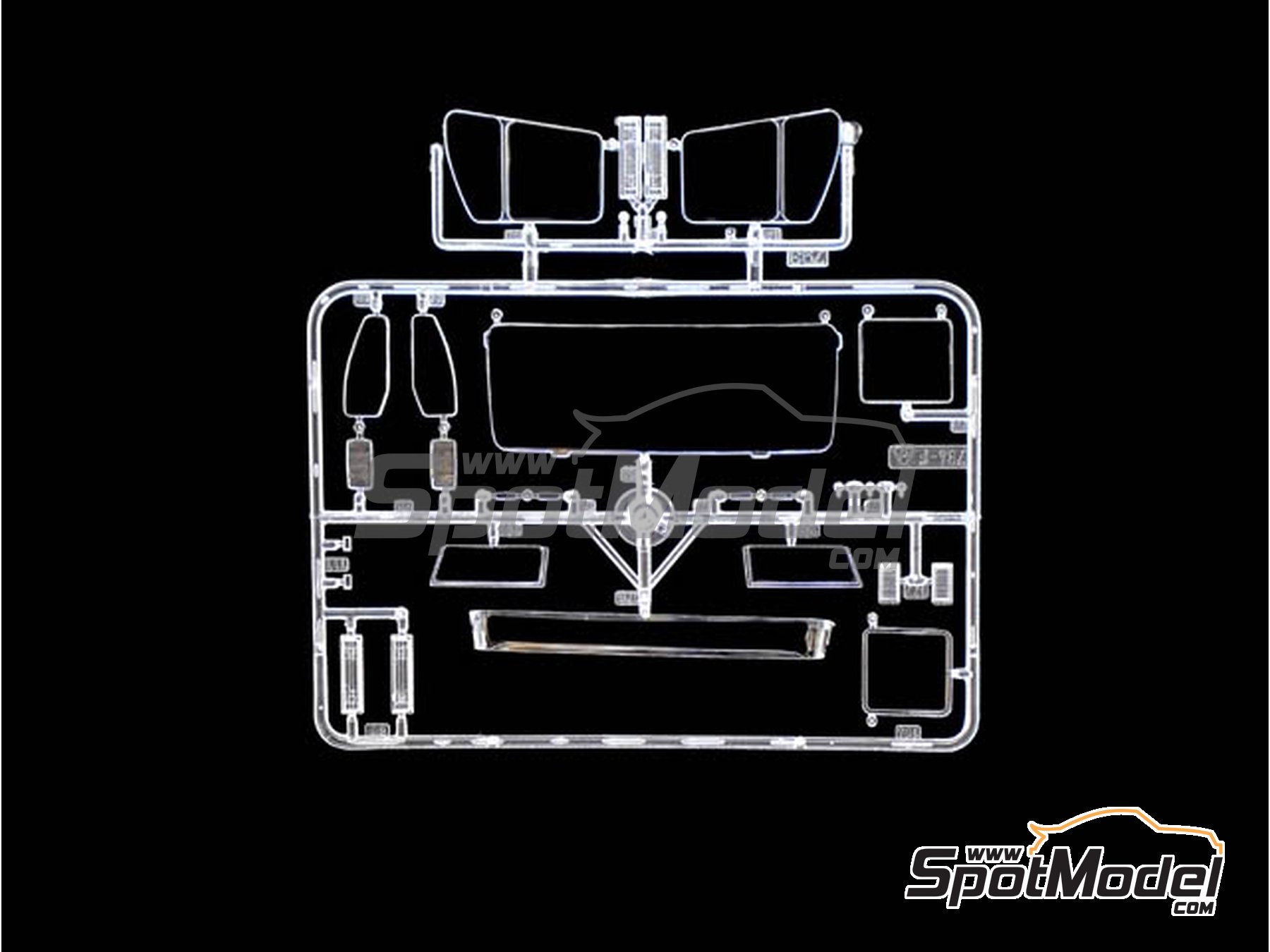 Image 7: Mercedes Benz SK Eurocab 6x4 | Tractor head scale model kit in 1/24 scale manufactured by Italeri (ref.&nbsp;3924, also 8001283039246)