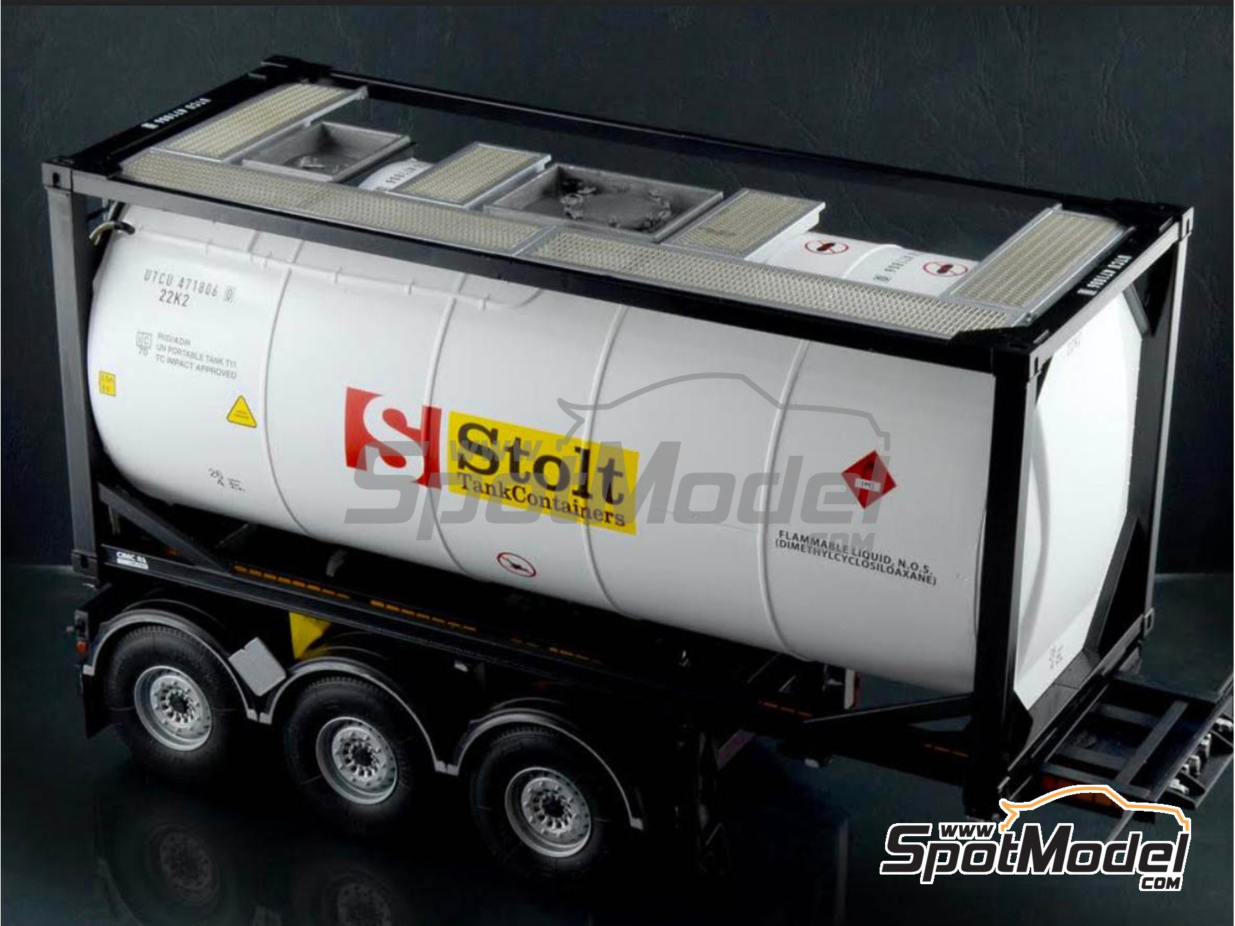 Image 6: Tecnokar 20' | Trailer scale model kit in 1/24 scale manufactured by Italeri (ref.&nbsp;3929, also 8001283039291)