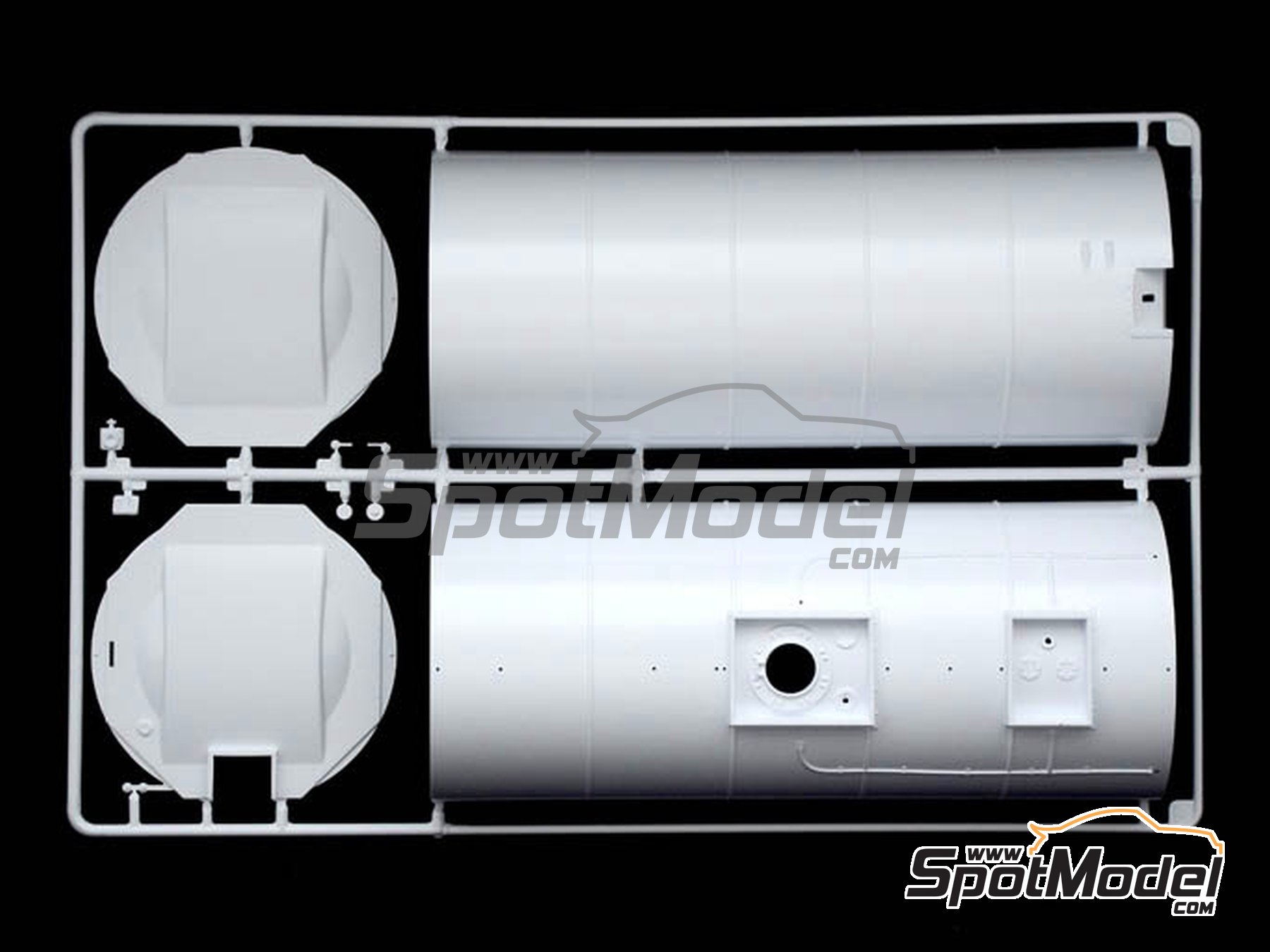 Image 9: Tecnokar 20' | Trailer scale model kit in 1/24 scale manufactured by Italeri (ref.&nbsp;3929, also 8001283039291)
