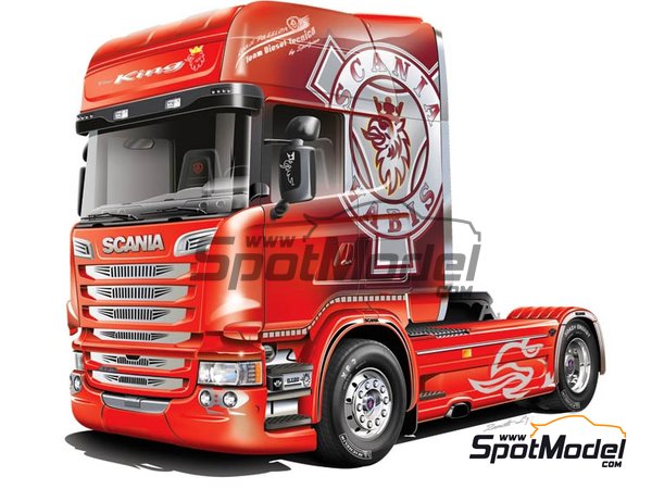 Image 5: Scania R730 V8 Streamline | Maqueta de cami&oacute;n en escala&nbsp;1/24 fabricado por Italeri (ref.&nbsp;3930, tambien 8001283039307)