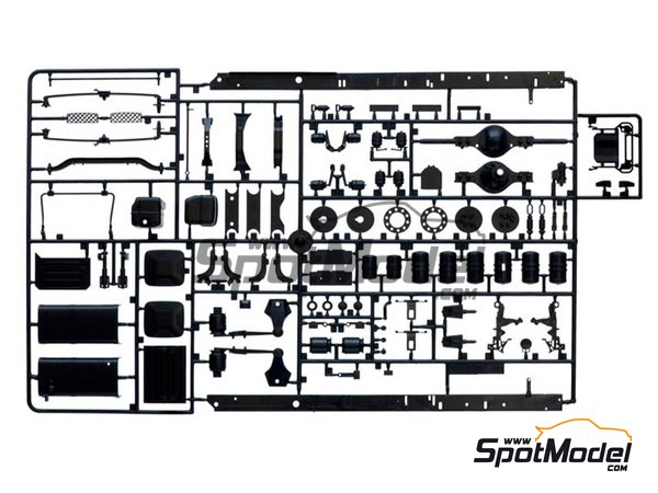 Image 9: Scania R730 V8 Streamline | Maqueta de cami&oacute;n en escala&nbsp;1/24 fabricado por Italeri (ref.&nbsp;3930, tambien 8001283039307)