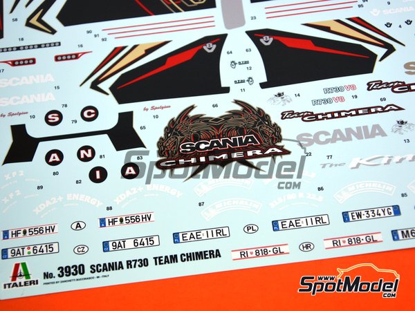 Image 29: Scania R730 V8 Streamline | Maqueta de cami&oacute;n en escala&nbsp;1/24 fabricado por Italeri (ref.&nbsp;3930, tambien 8001283039307)