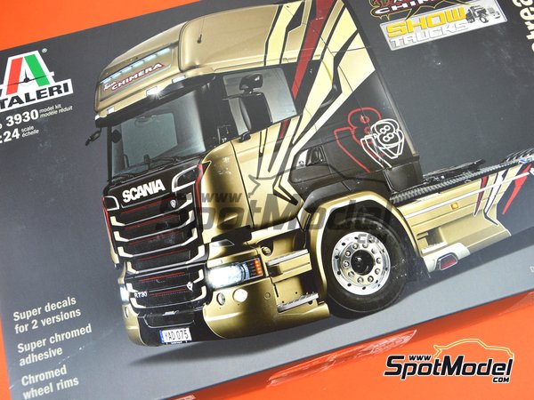 Image 31: Scania R730 V8 Streamline | Maqueta de cami&oacute;n en escala&nbsp;1/24 fabricado por Italeri (ref.&nbsp;3930, tambien 8001283039307)