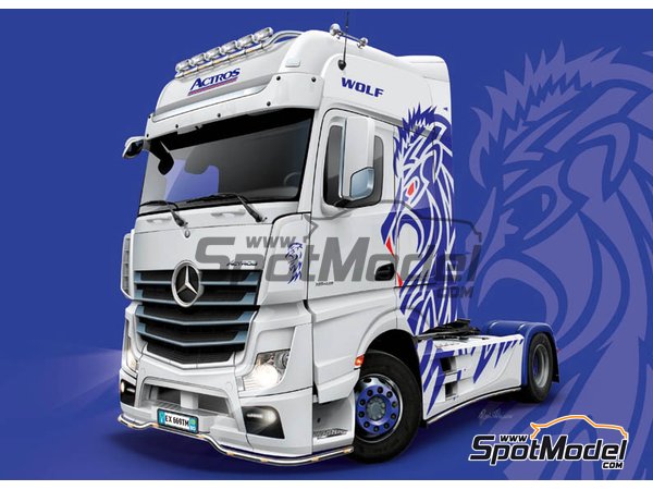 1/24イタレリ　 Mercedes Benz Actros MP4 Unboxing Mercedes Benz Actros Truck 1/24 Scale Model - YouTube