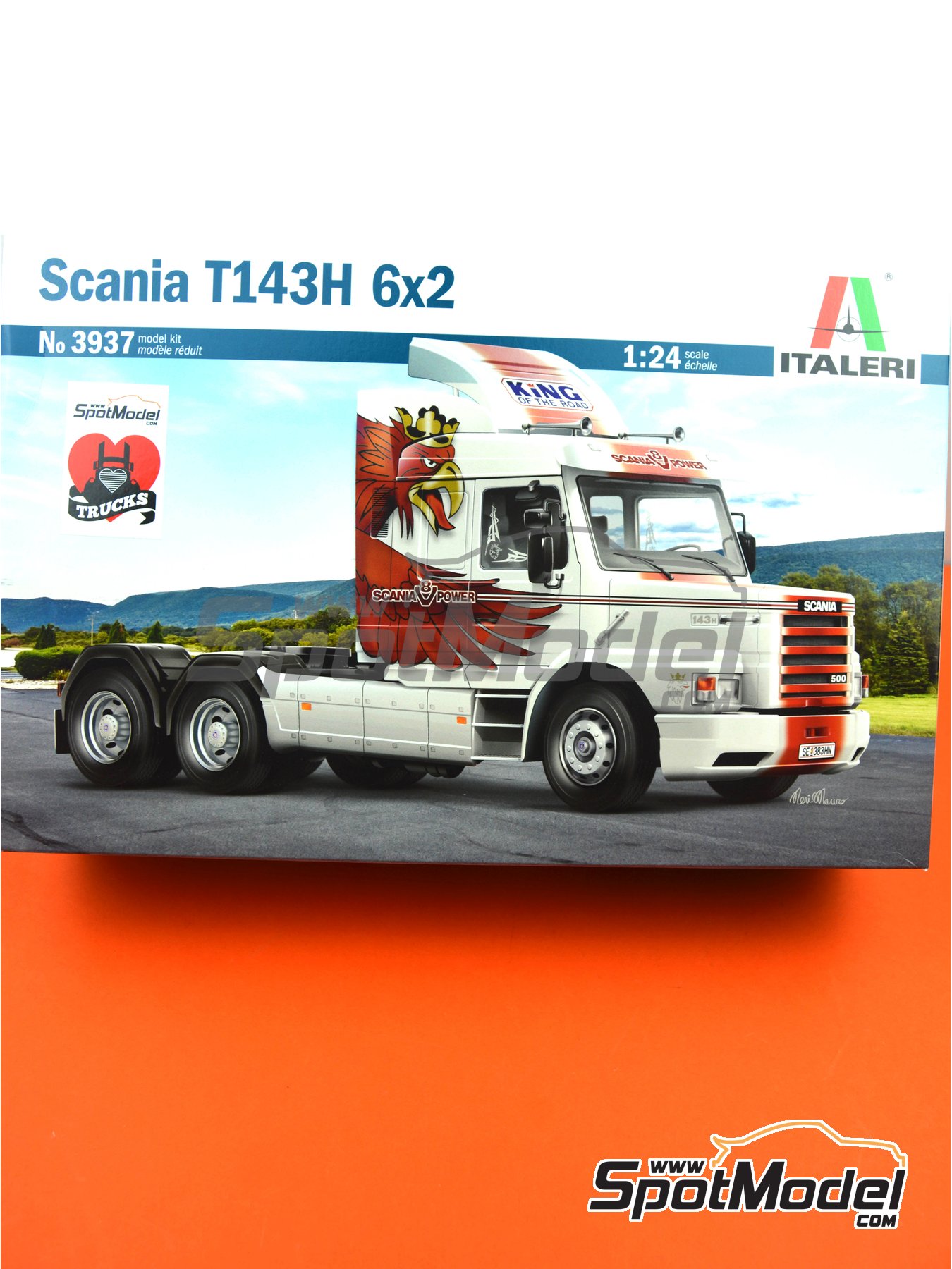 Scania T143H 6X2 Kit ITALERI 1:24 IT3937 Model