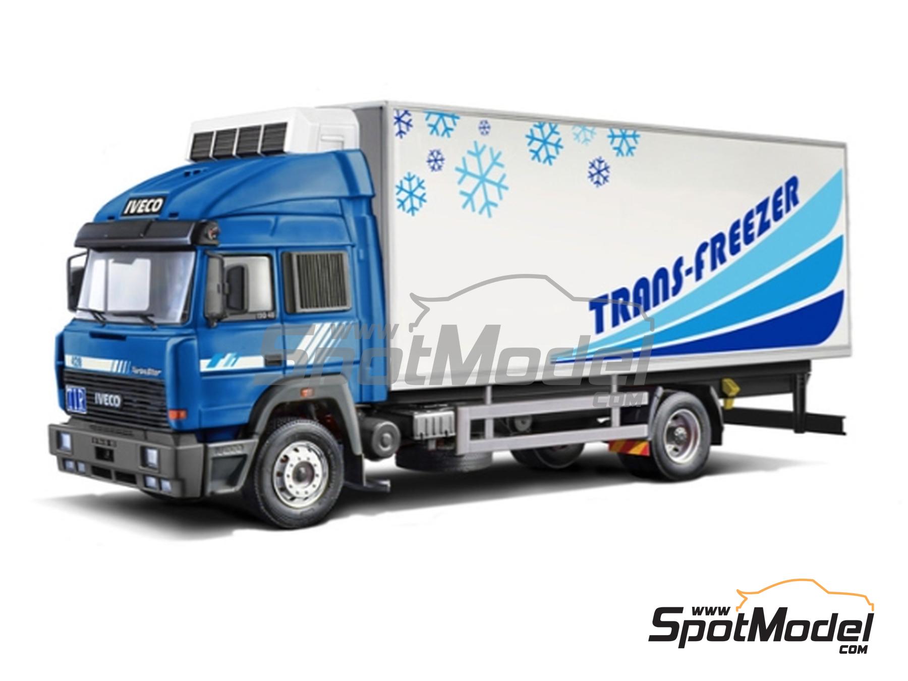 Image 1: Iveco Turbostart reefer truck | Rigid truck scale model kit in 1/24 scale manufactured by Italeri (ref.&nbsp;3964)