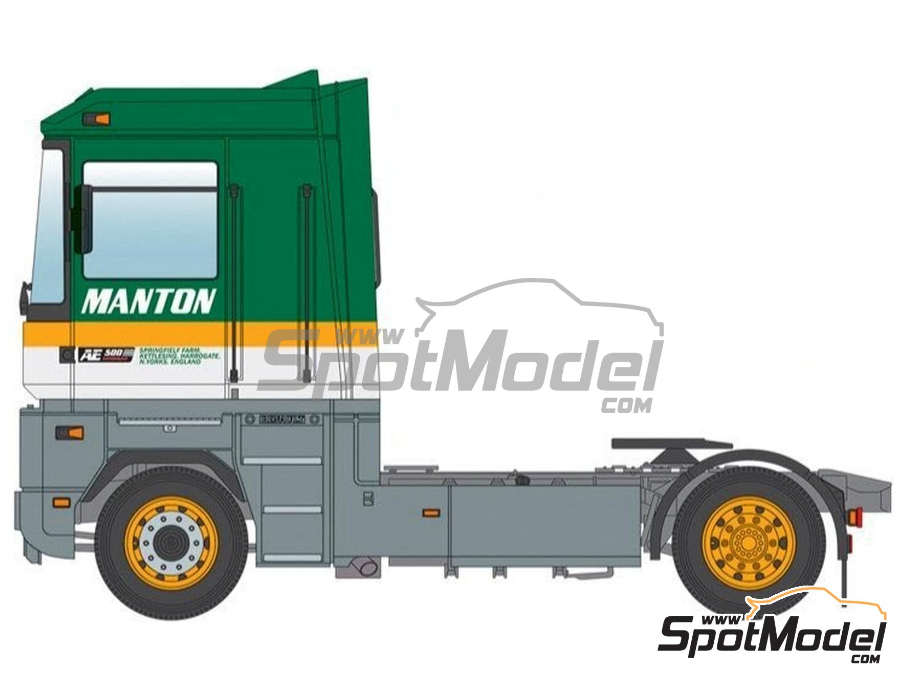 Image 4: Renault Magnum | Tractor head scale model kit in 1/24 scale manufactured by Italeri (ref.&nbsp;3969, also 8001283039697)