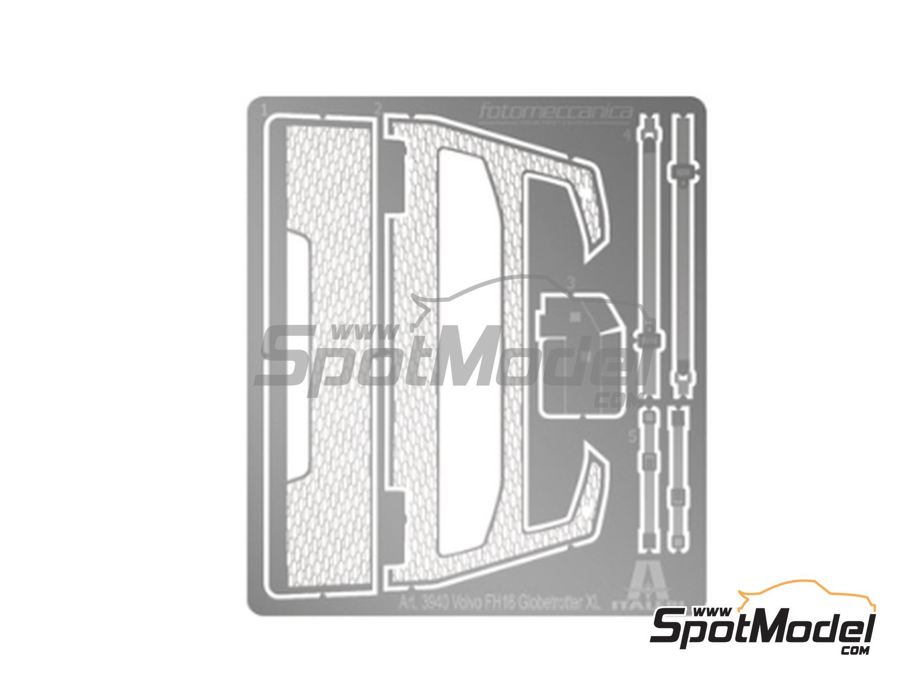 Image 7: Volvo FH16 750 Medium Roof | Tractor head scale model kit in 1/24 scale manufactured by Italeri (ref.&nbsp;3970)