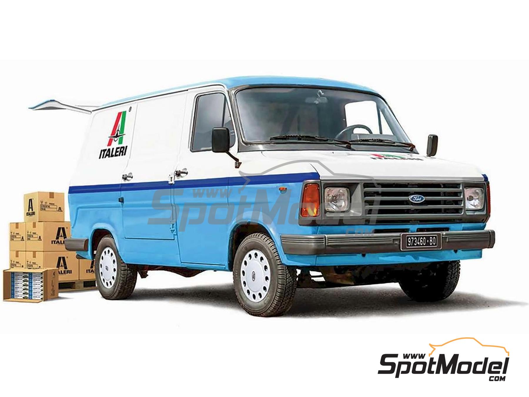 Image 1: Ford Transit Mk.2 patrocinado por Italeri | Maqueta de furgoneta en escala&nbsp;1/24 fabricado por Italeri (ref.&nbsp;3975, tambien 8001283039758)