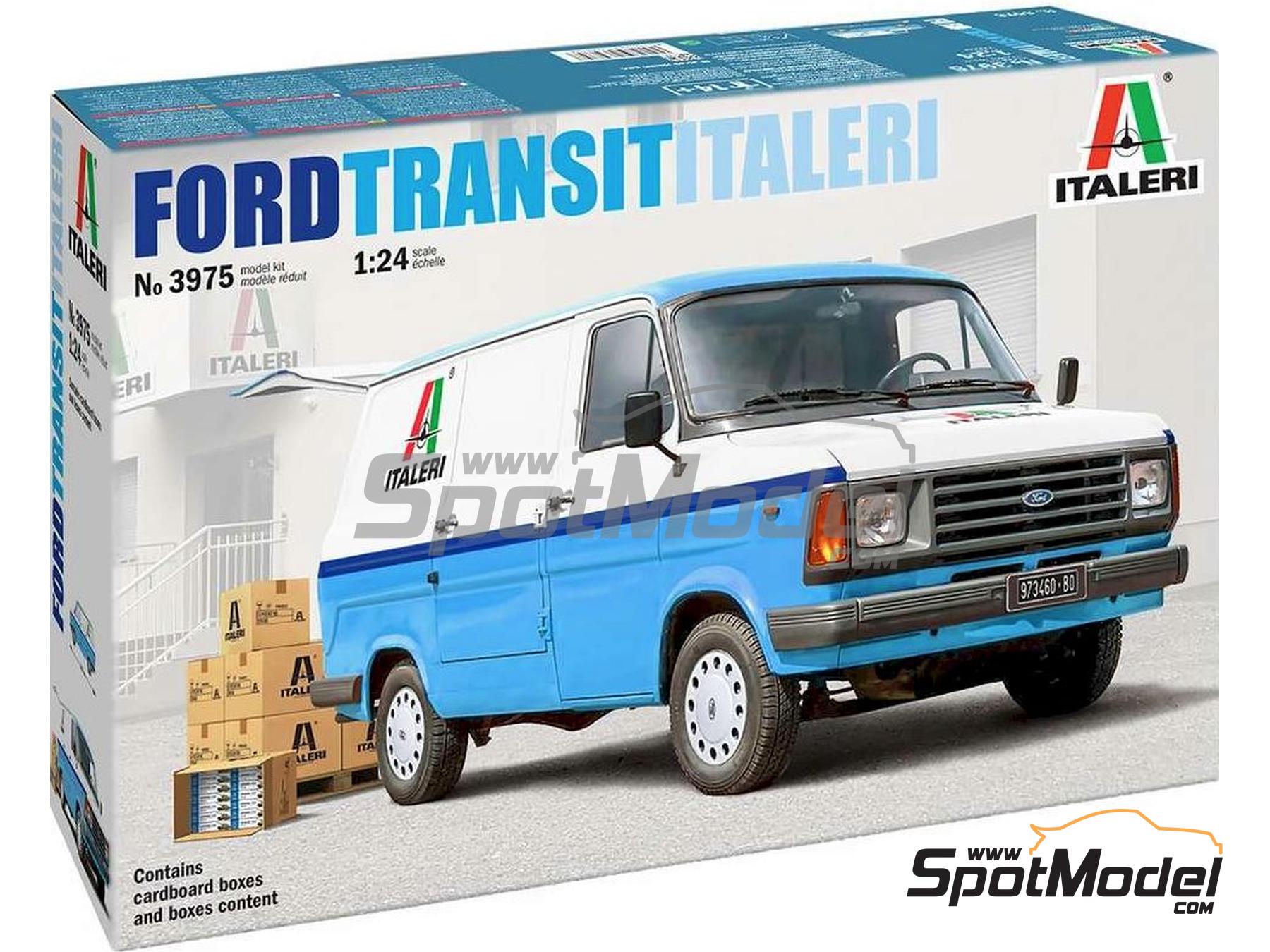 Image 2: Ford Transit Mk.2 patrocinado por Italeri | Maqueta de furgoneta en escala&nbsp;1/24 fabricado por Italeri (ref.&nbsp;3975, tambien 8001283039758)
