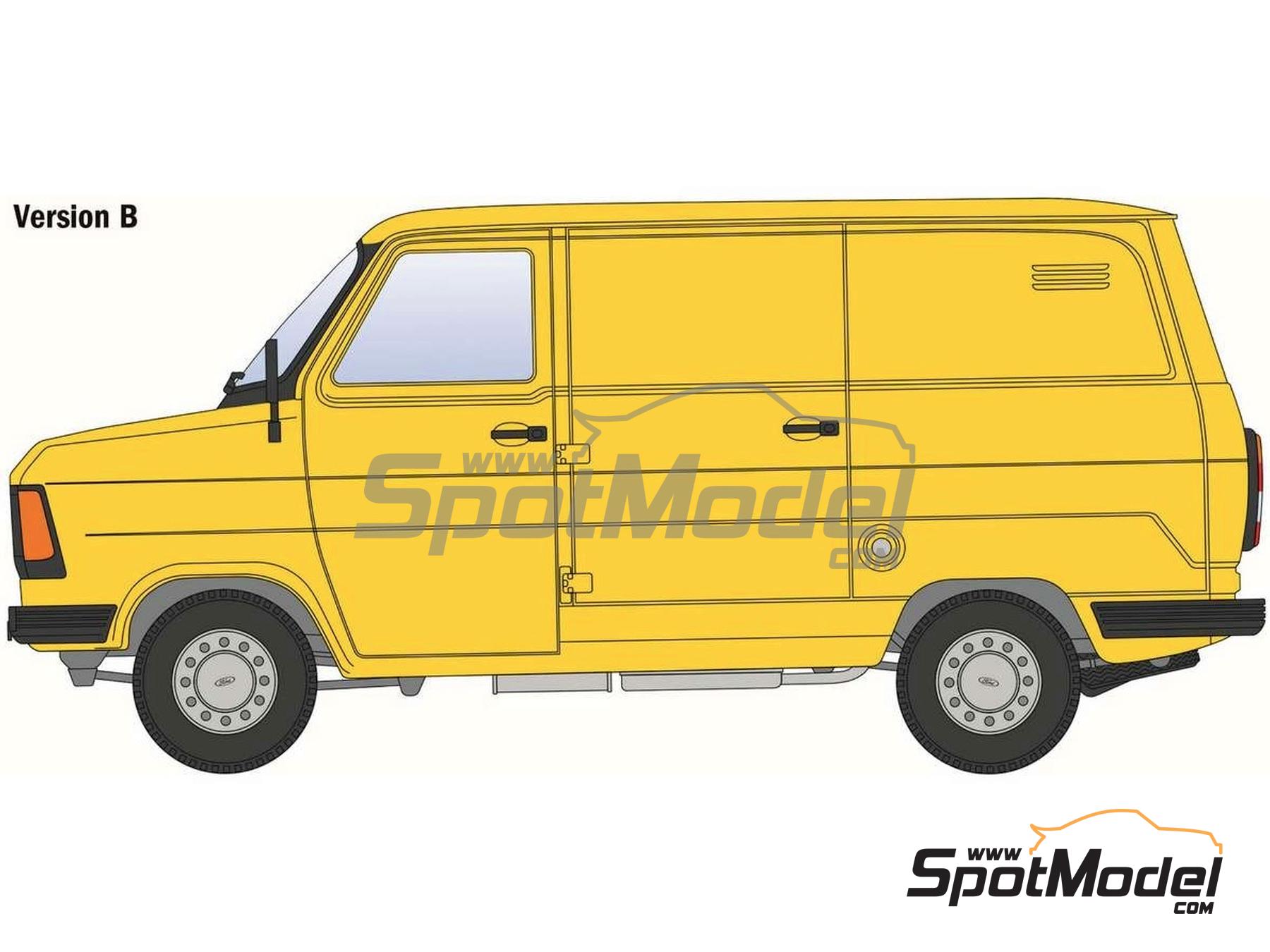 Image 5: Ford Transit Mk.2 patrocinado por Italeri | Maqueta de furgoneta en escala&nbsp;1/24 fabricado por Italeri (ref.&nbsp;3975, tambien 8001283039758)