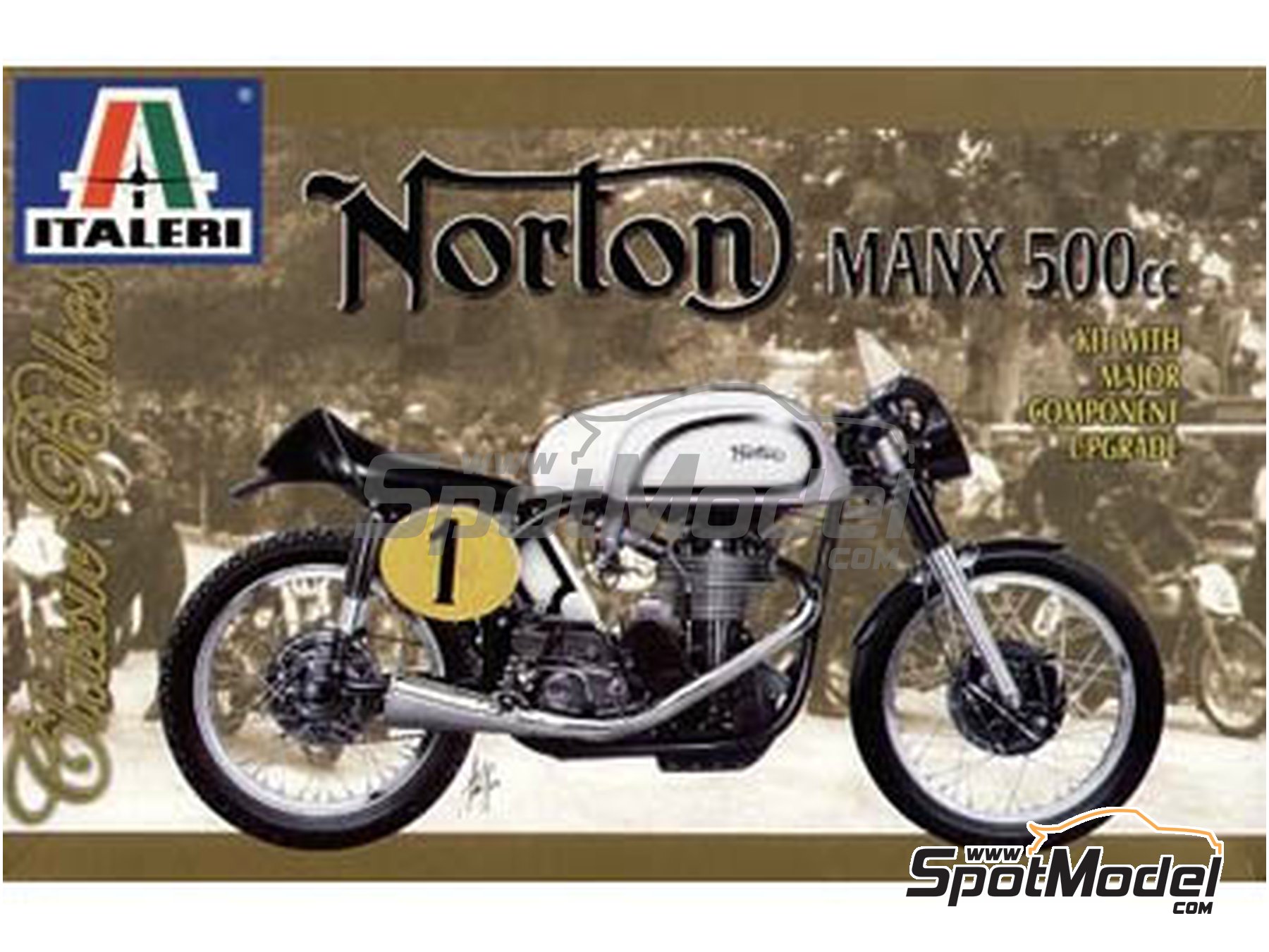 Italeri  1/9 1951 Norton Manx 500cc Motorcycle  ITA4602