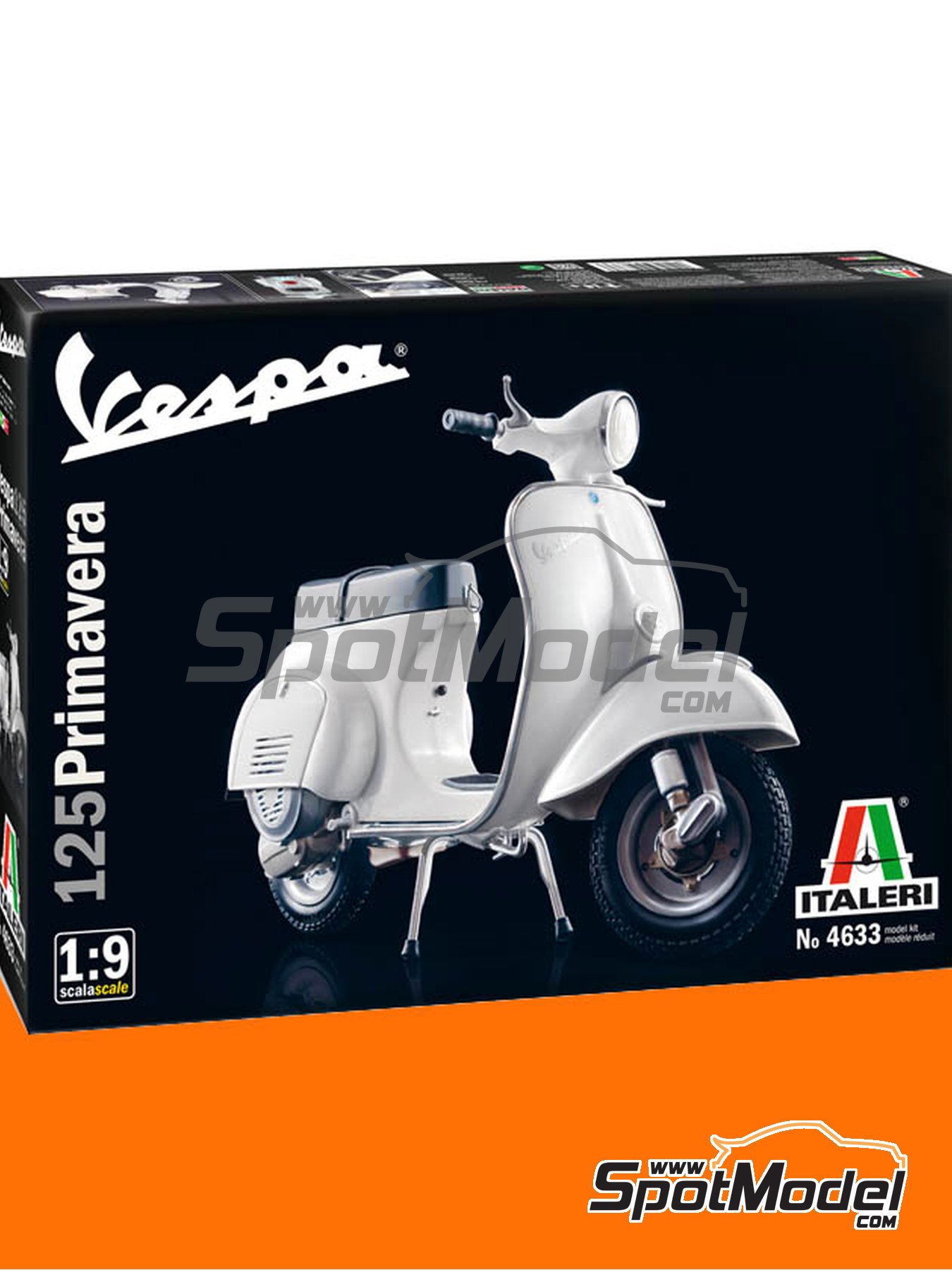 Italeri 1:9 4633 Vespa Primavera 125cc Model Motorcycle Kit 