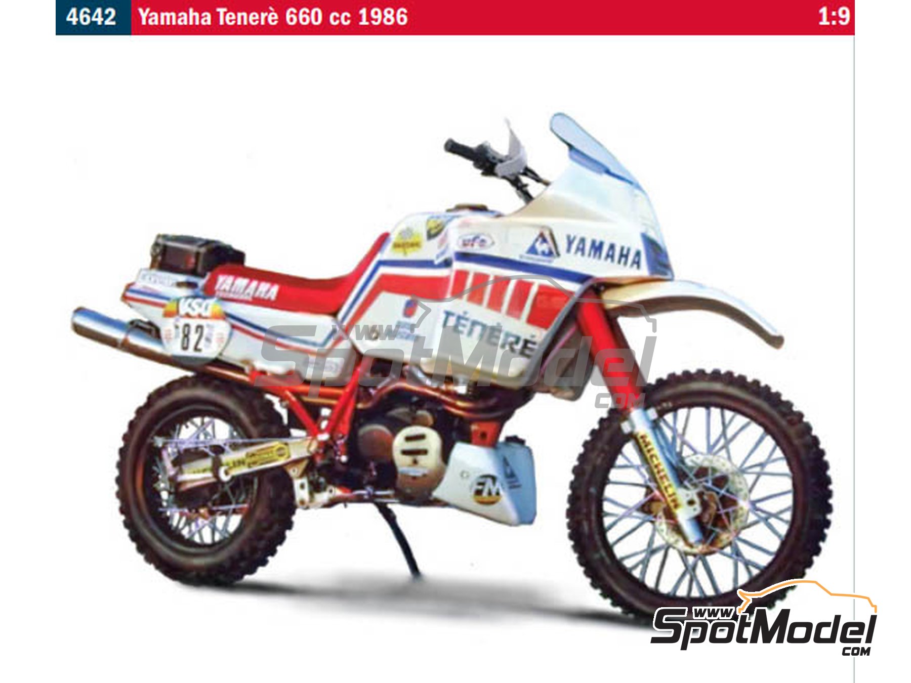 Protar Italeri 1/9 YAMAHA Tenere 660cc Model Wheel Spoke Kit 