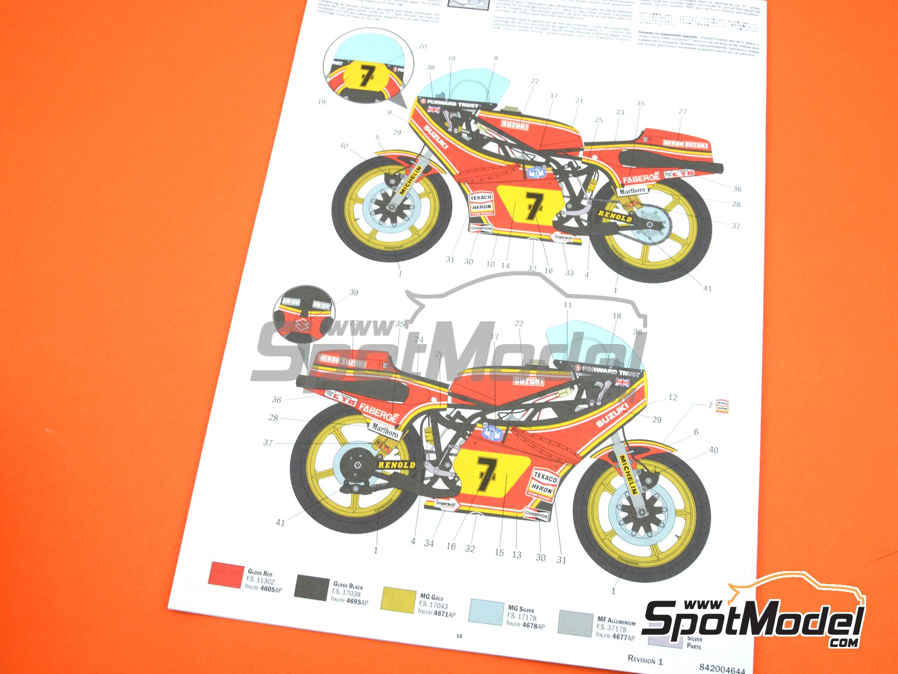 レベル Revell SUZUKI RG 500 1/12 プラモデル Italeri 1/9 Barry