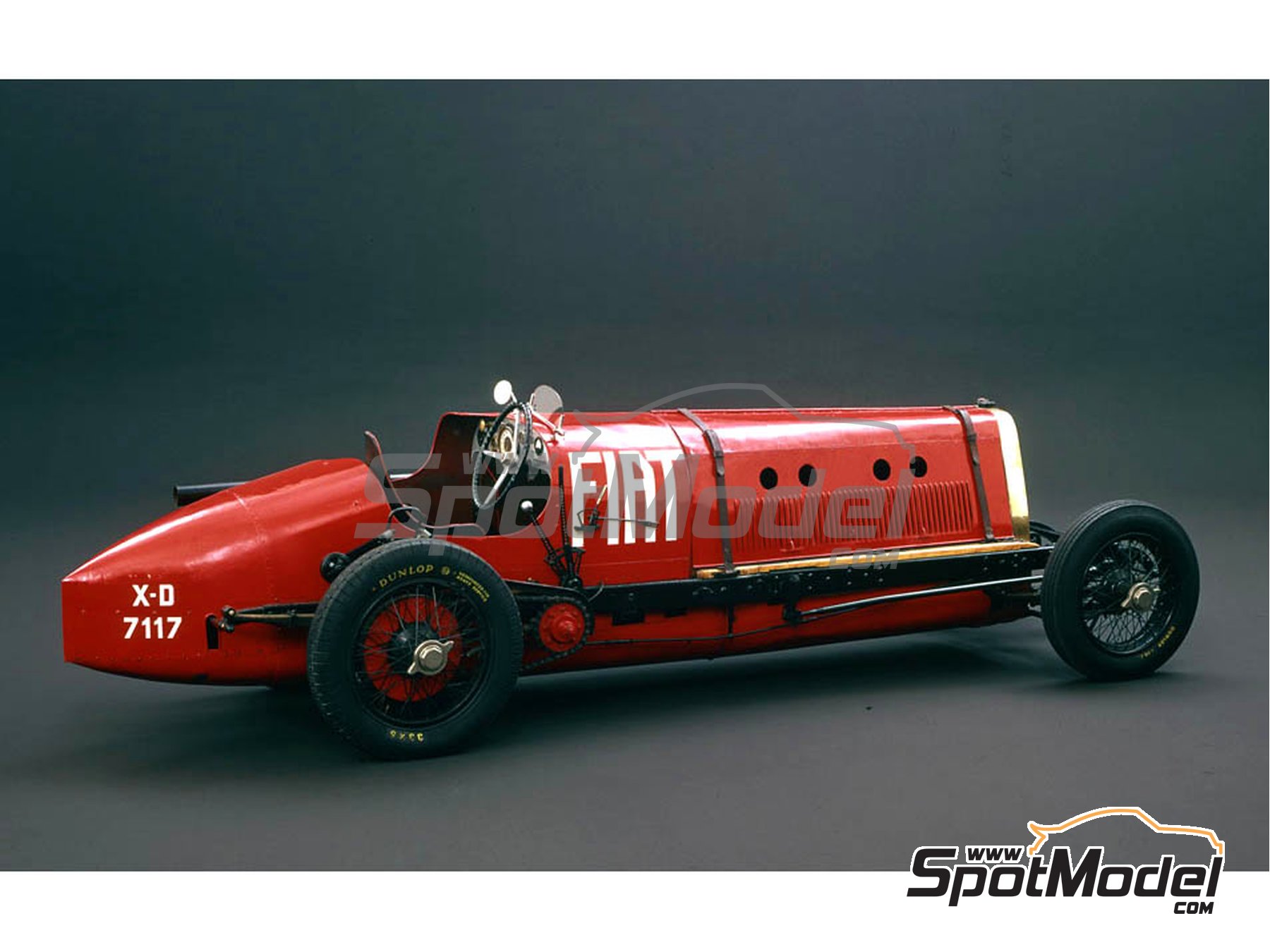 Italeri 4701: Car scale model kit 1/12 scale - Fiat Mefistofele
