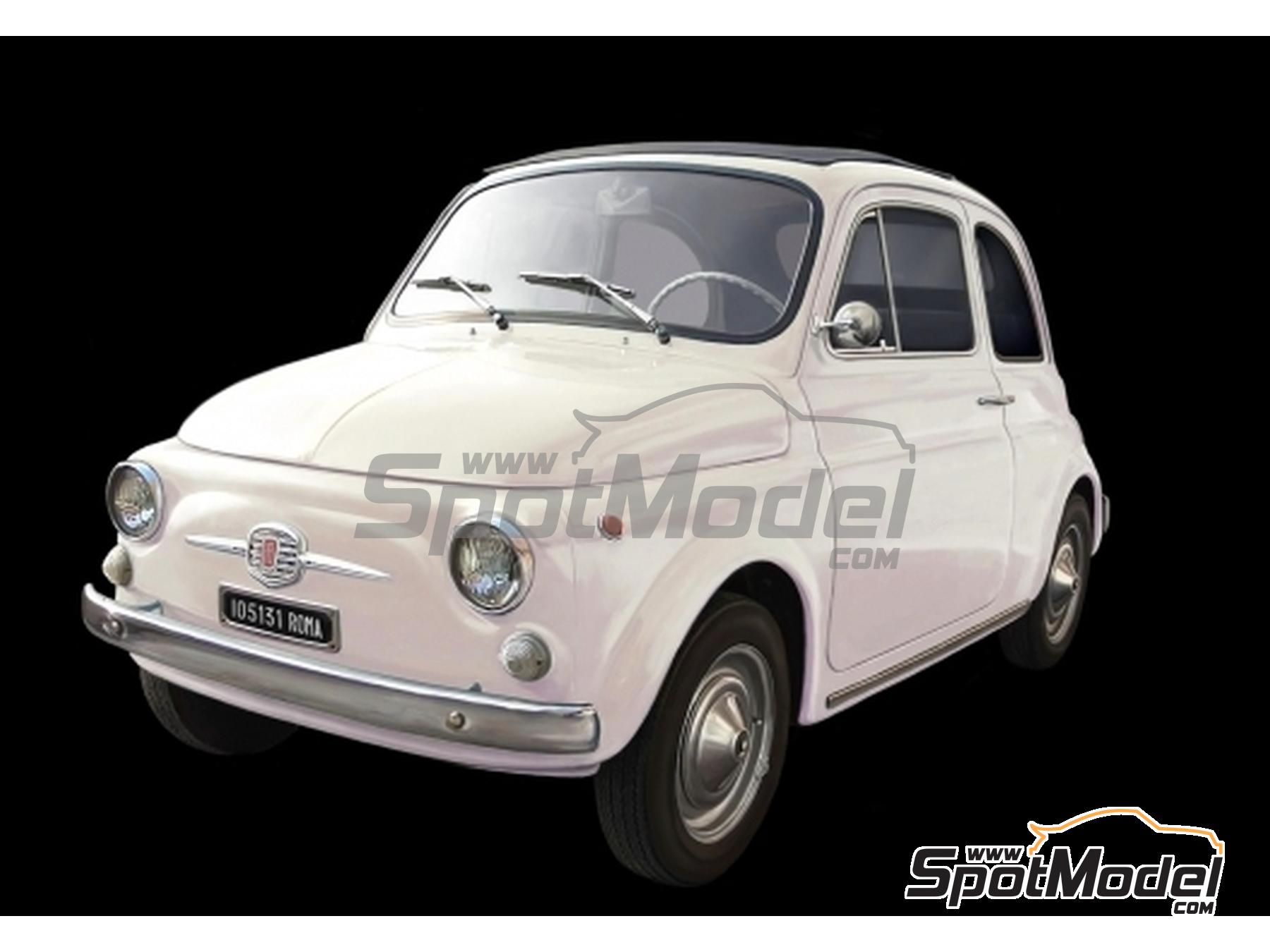 Image 9: Fiat 500 F | Car scale model kit in 1/12 scale manufactured by Italeri (ref.&nbsp;4703, also 8001283047036)