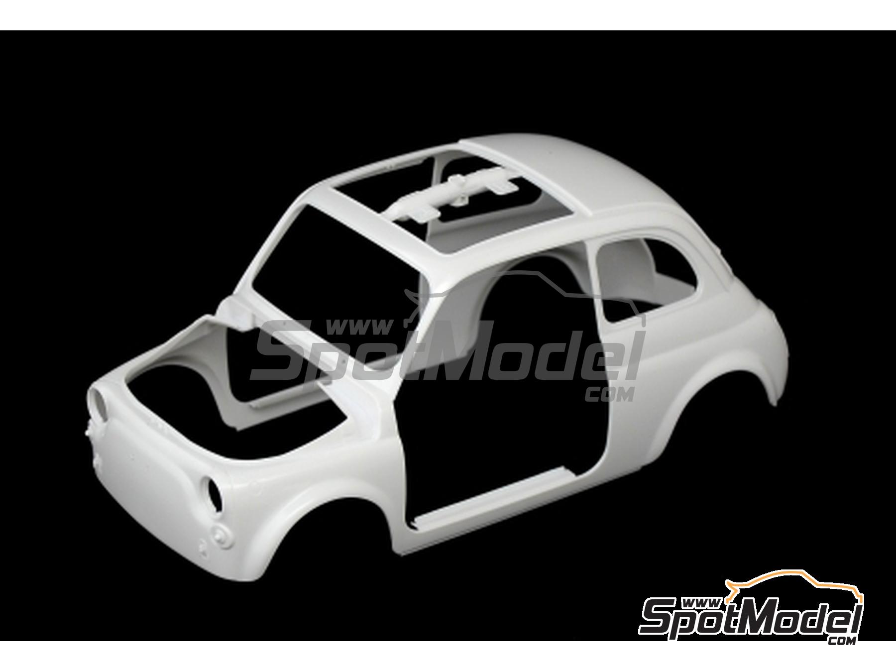 Image 19: Fiat 500 F | Car scale model kit in 1/12 scale manufactured by Italeri (ref.&nbsp;4703, also 8001283047036)