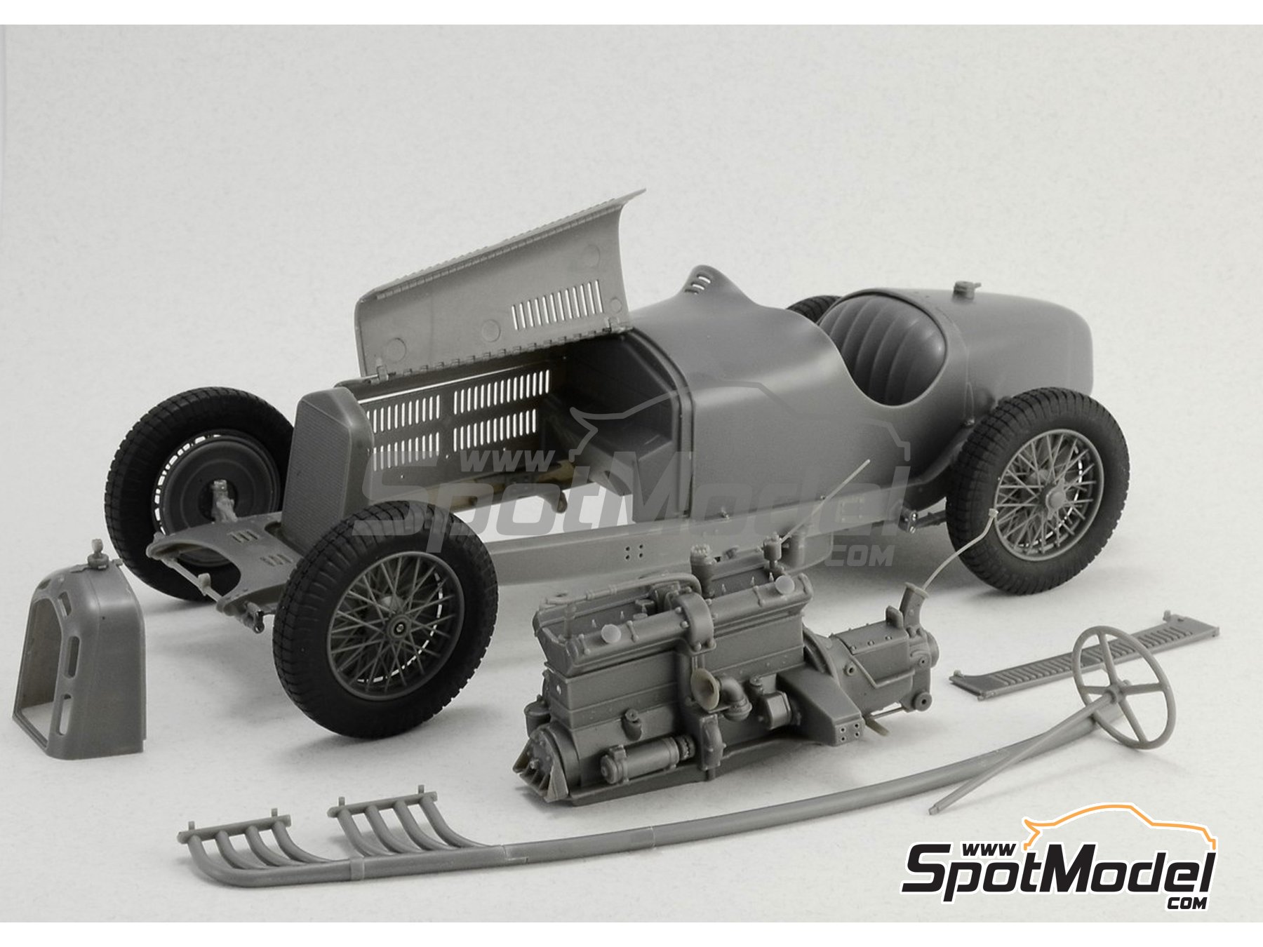 鉄道模型 Alfa Romeo 8C 2300 Monza 1:12 ITALERI Samochód Alfa Romeo 8C 2300 Monza skala 1-12 - Modeledo.pl