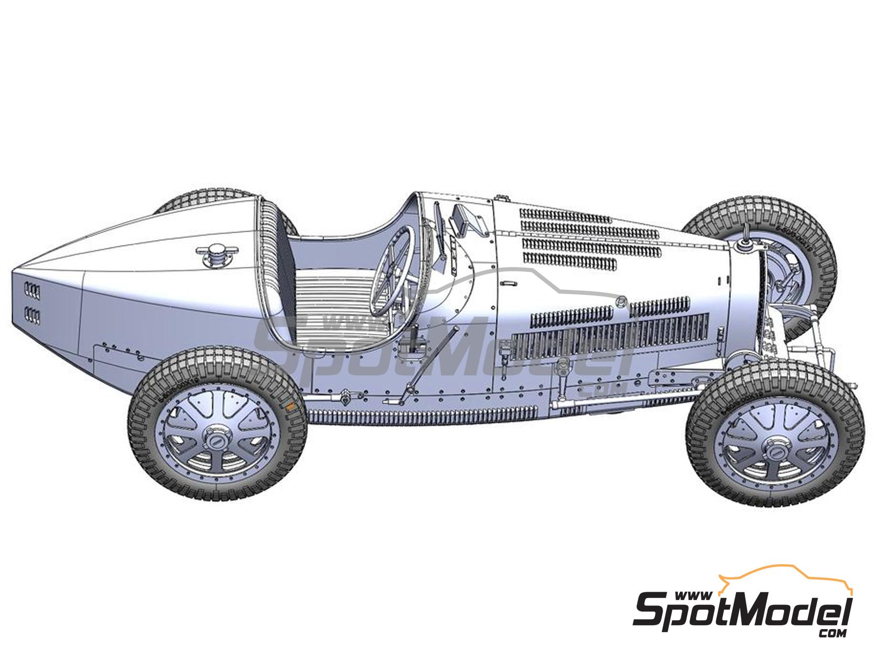 Italeri® Maquette de voiture Bugatti Type 35B 1:12 - 4710