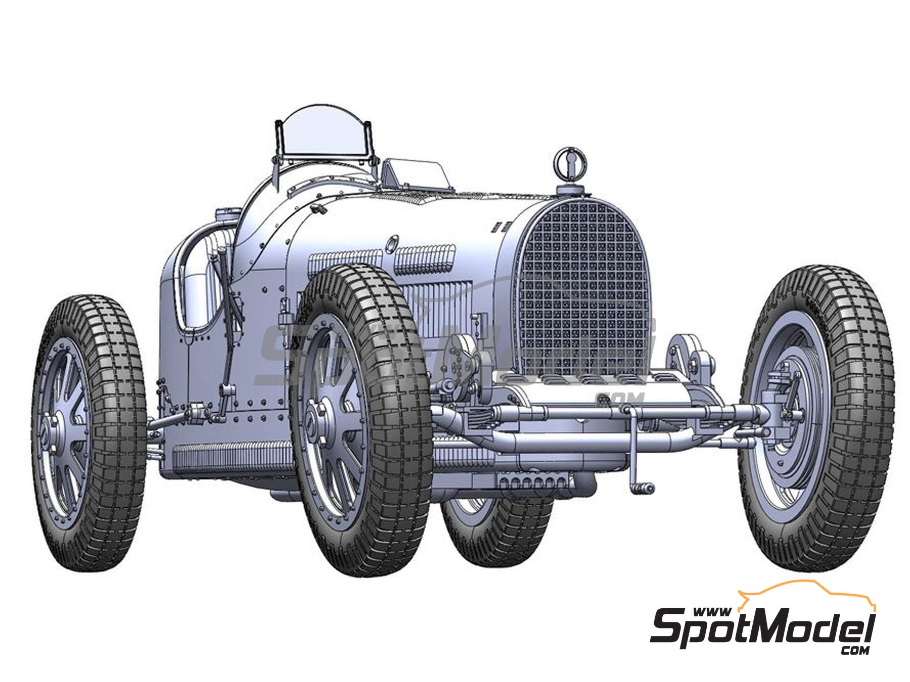 Italeri® Maquette de voiture Bugatti Type 35B 1:12 - 4710