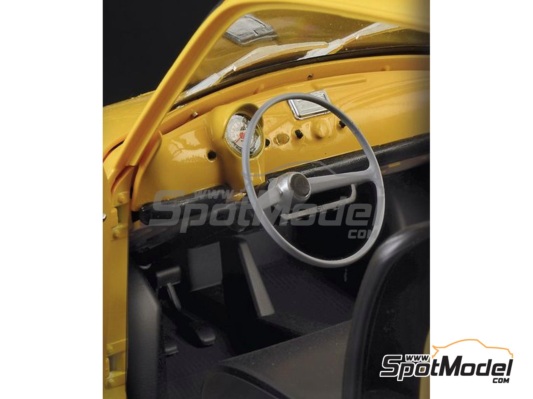 Image 5: Fiat 500 F -  1968 | Car scale model kit in 1/12 scale manufactured by Italeri (ref.&nbsp;4715)