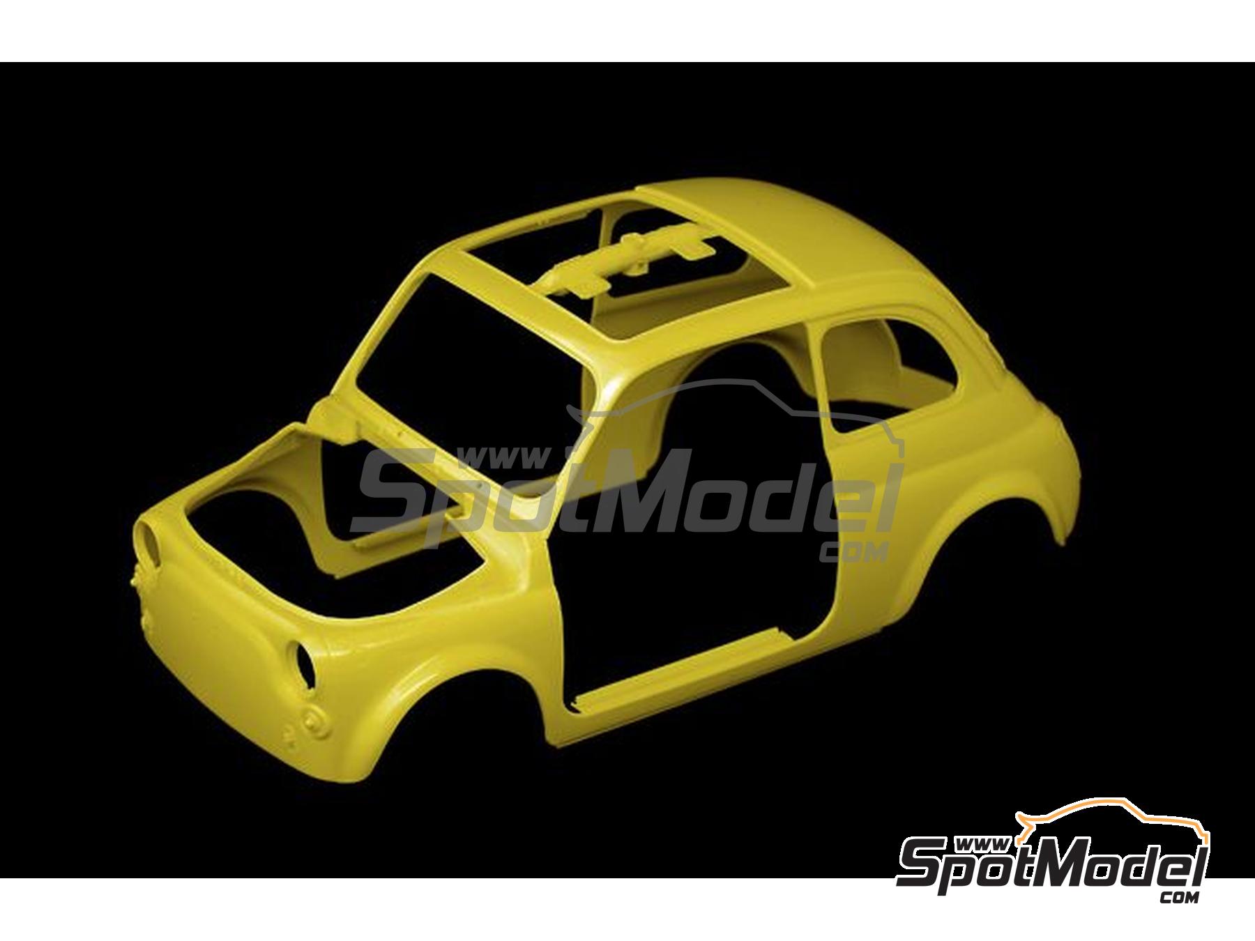 Image 16: Fiat 500 F -  1968 | Car scale model kit in 1/12 scale manufactured by Italeri (ref.&nbsp;4715)