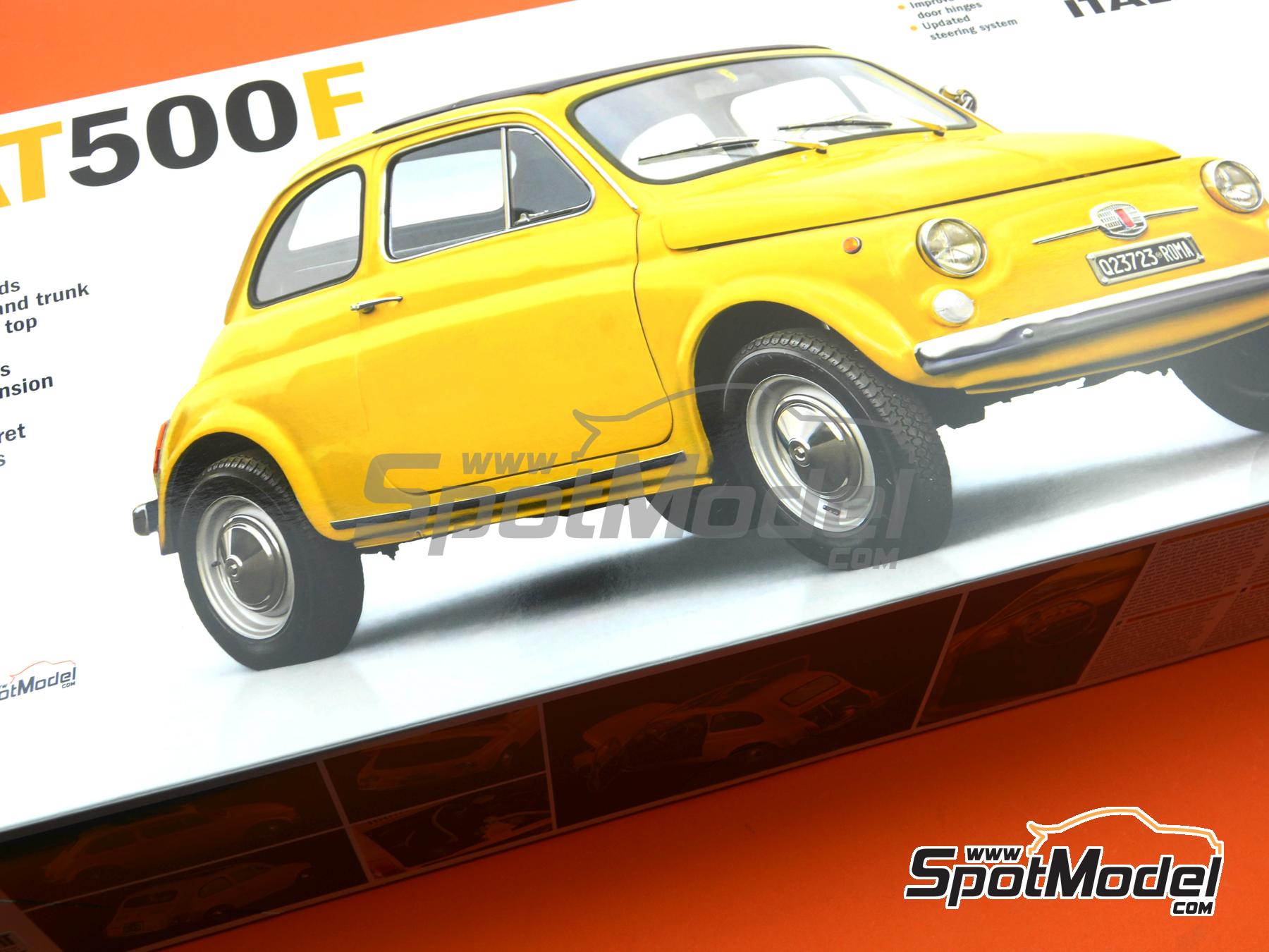 Image 24: Fiat 500 F -  1968 | Car scale model kit in 1/12 scale manufactured by Italeri (ref.&nbsp;4715)