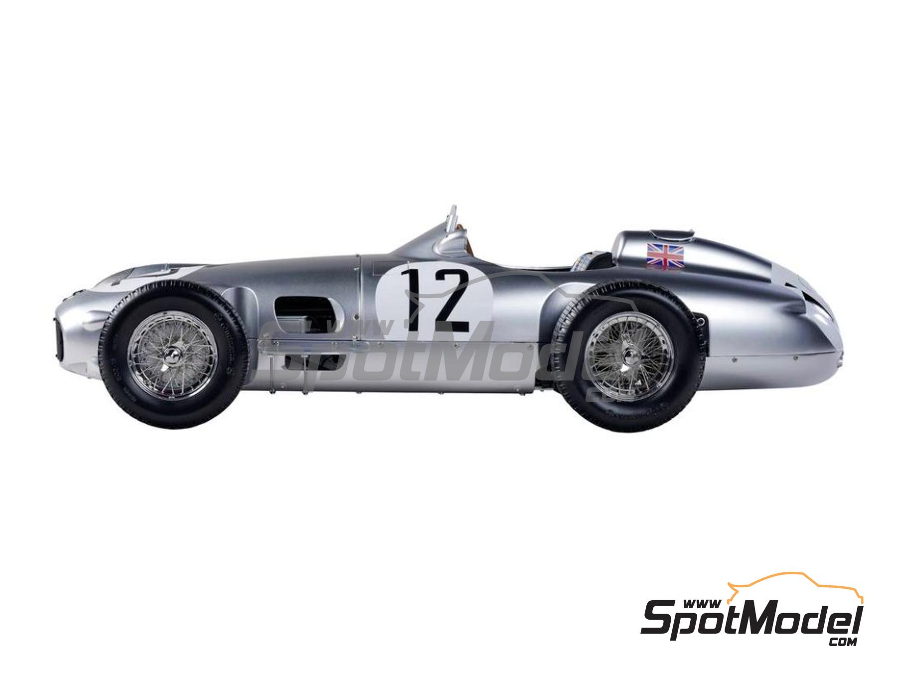 Image 4: Mercedes W196R - Formula 1 World Championship 1955 | Car scale model kit in 1/8 scale manufactured by Ixo Collections (ref.&nbsp;IXC.MRF.F.KIT, also 4895102332700, 10103 and IXC.MRF.KIT)