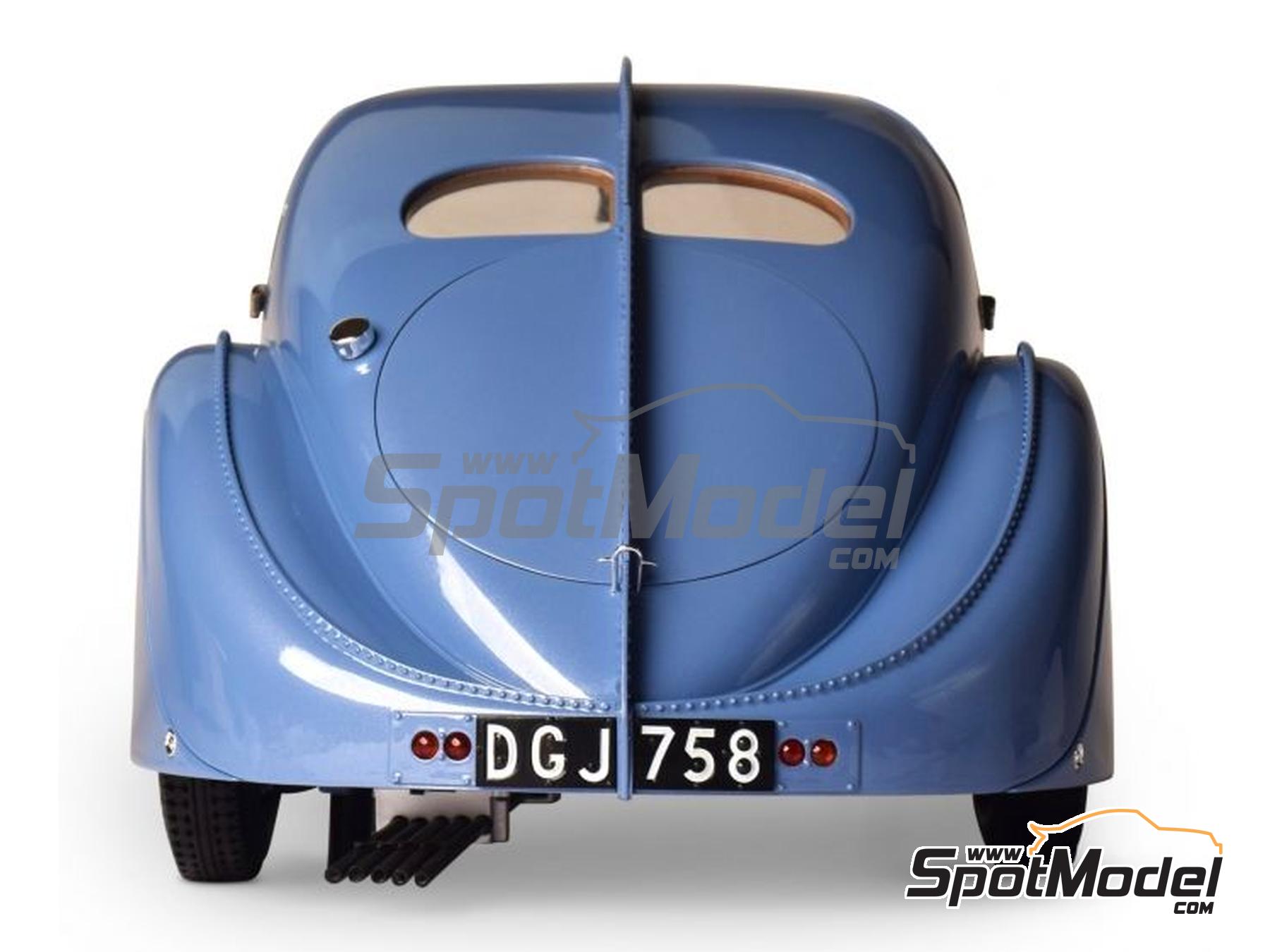 Ixo Collections IXC.BGA.FK: Car scale model kit 1/8 scale - Bugatti ...