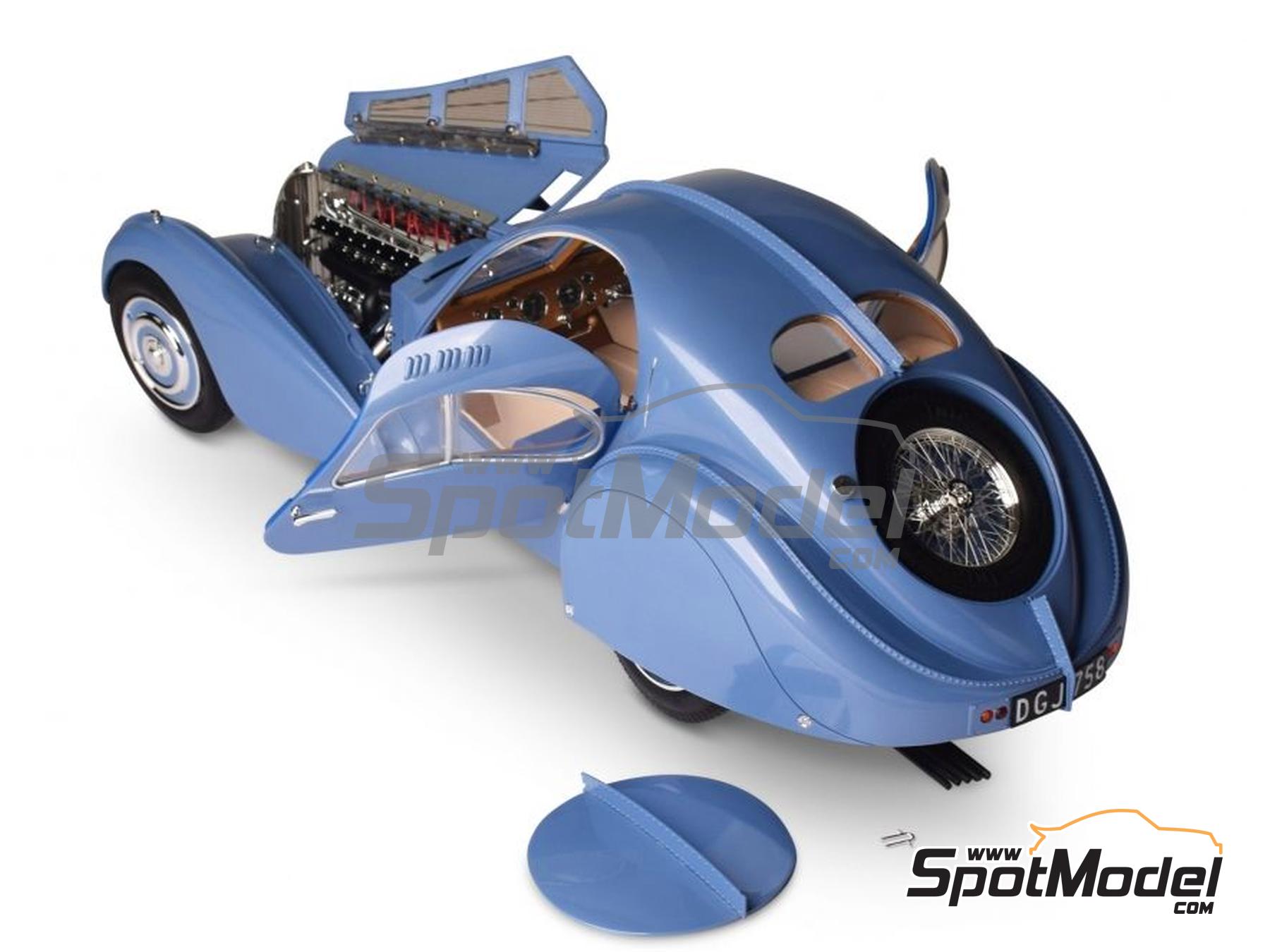 Ixo Collections IXC.BGA.FK: Car scale model kit 1/8 scale - Bugatti ...