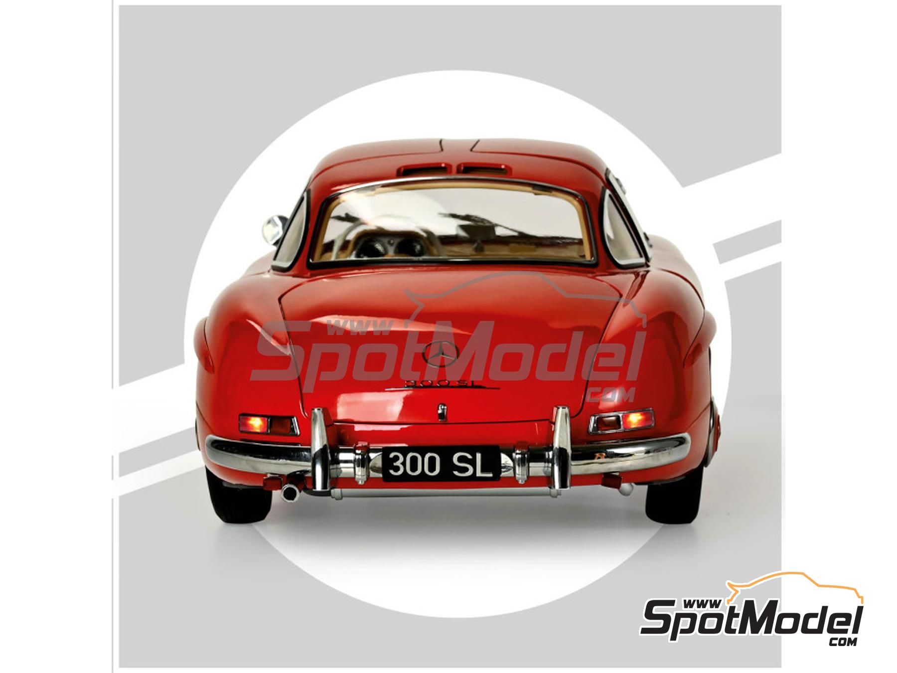 Image 9: Mercedes Benz 300SL Coupe | Car scale model kit in 1/8 scale manufactured by Ixo Collections (ref. IXO-60571, also 4895102344260 and IXC.MBC.RED.FK)