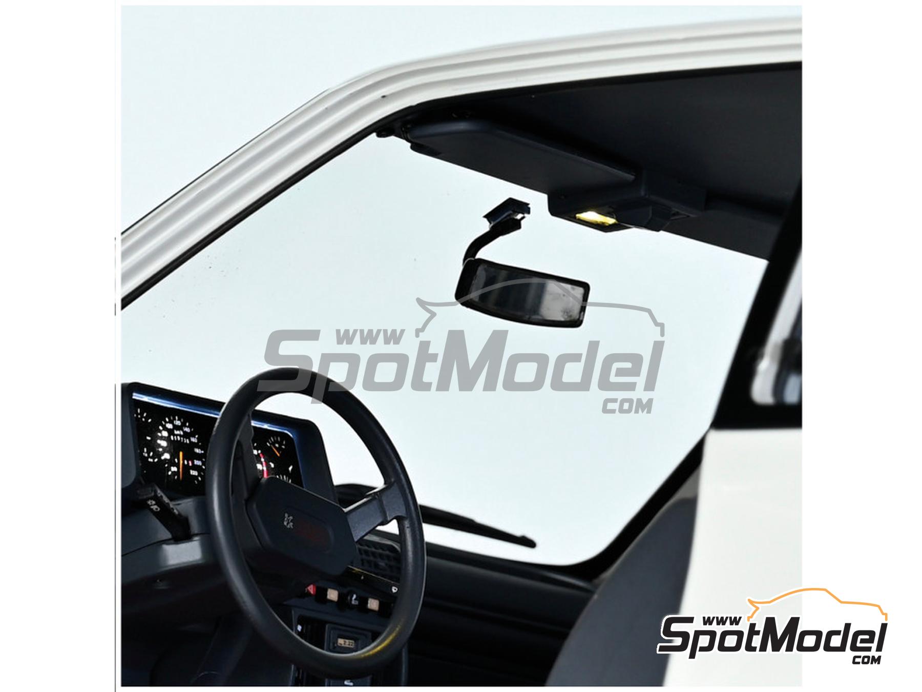 Image 15: Peugeot 205 1.9 GTI White | Car scale model kit in 1/8 scale manufactured by Ixo Collections (ref.&nbsp;IXC.PEU.FK.W)