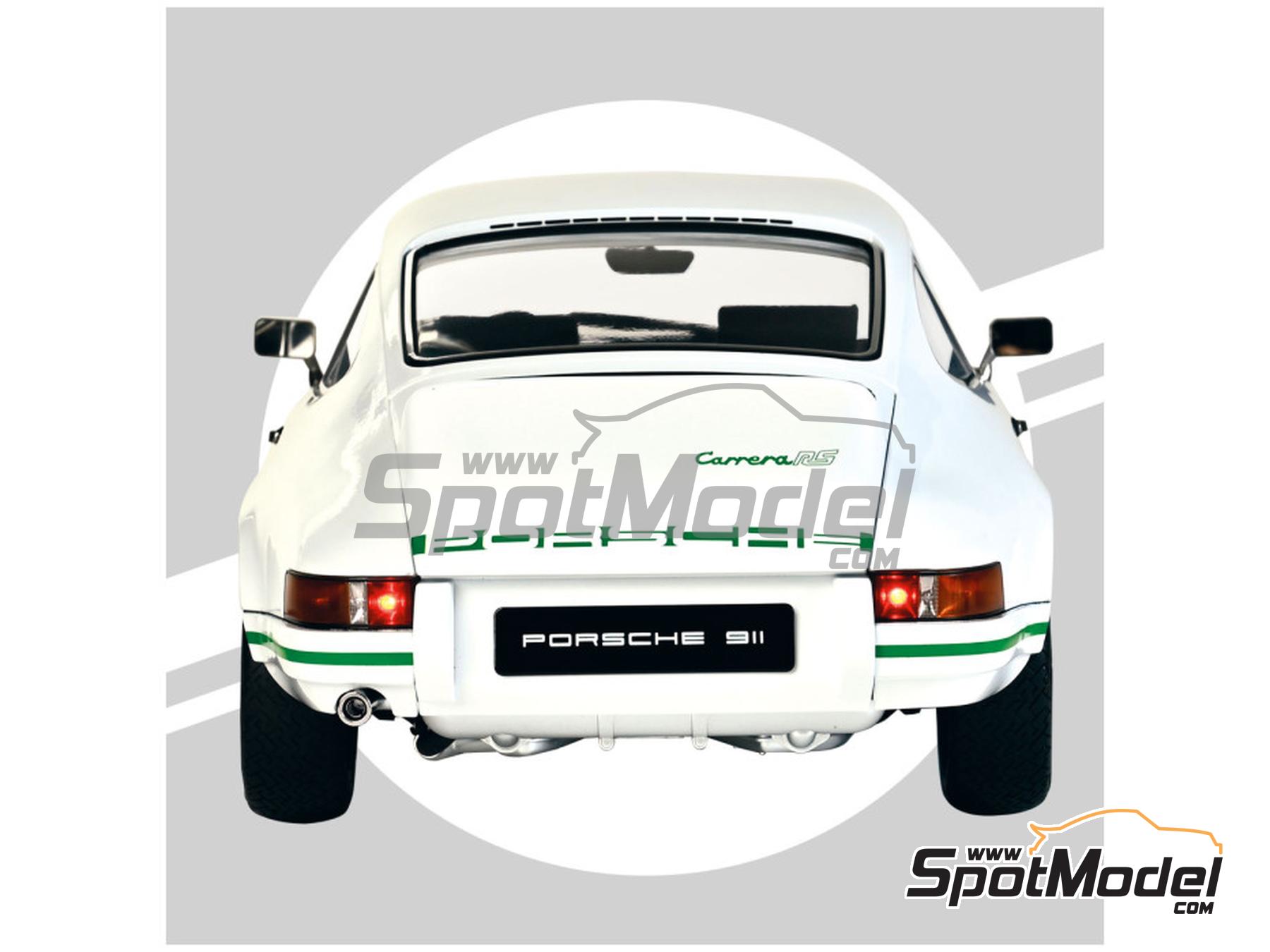 Image 5: Porsche 911 RS 2.7 White | Car scale model kit in 1/8 scale manufactured by Ixo Collections (ref.&nbsp;IXC.PRS.WG.FK, also 4895102344185 and IXC.911.FK.W)
