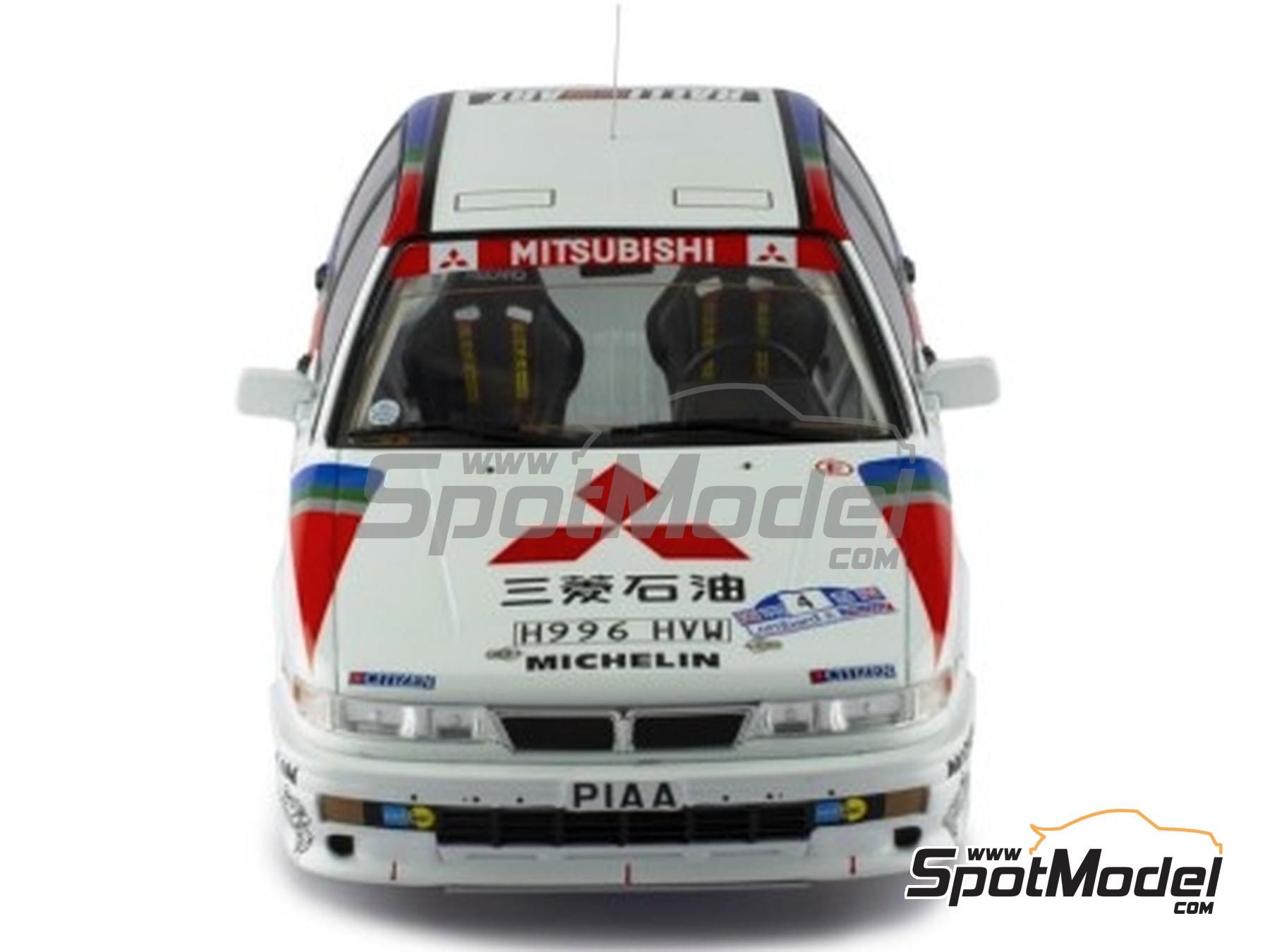 Modellino Auto IXO 1/18 Mitsubishi Galant VR-4 #9 Rally 1990 Guidatore Eriksson 18RMC192A.22 - Foto 3