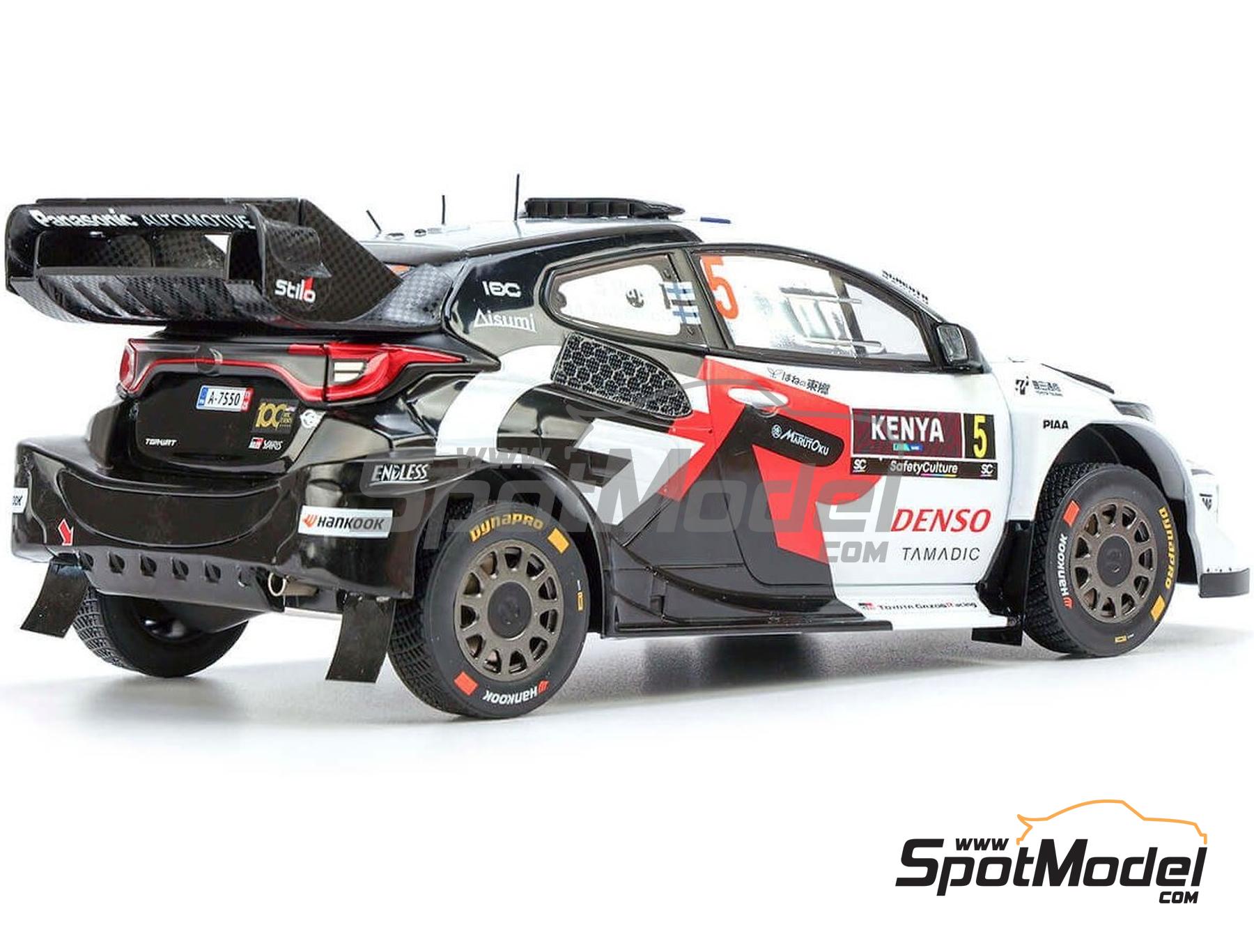 Ixo 1:18 Toyota GR Yaris Rally1 Hybrid #69 2ème Safari Rallye 2023 Dirty Version 18rmc173b22