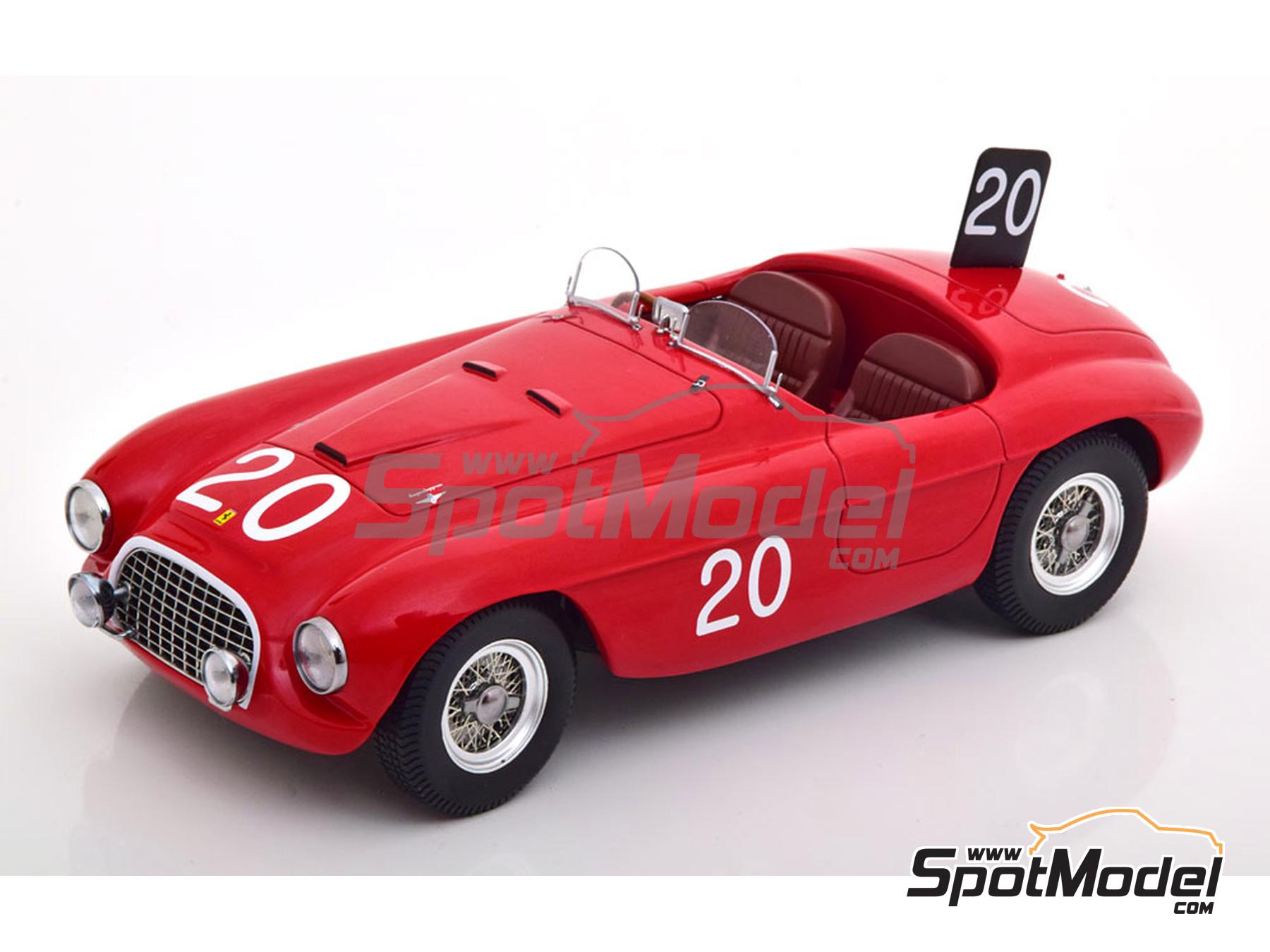 Image 1: Ferrari 166 MM - 24 Hours SPA Francorchamps 1949 | Diecast model car in 1/18 scale manufactured by KK Scale (ref.&nbsp;DIE-59892, also 4260699760845 and KKDC180914)
