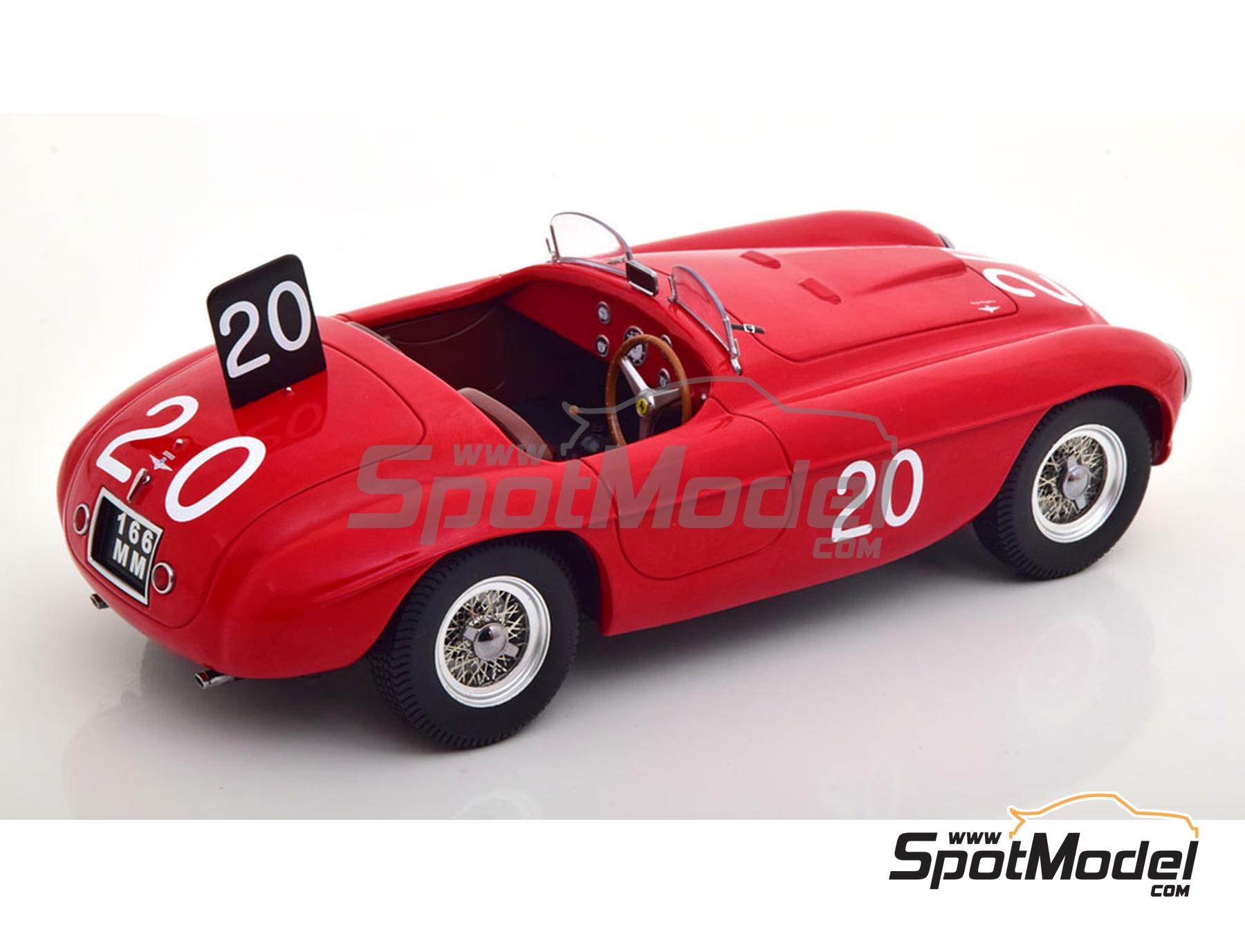 Image 2: Ferrari 166 MM - 24 Hours SPA Francorchamps 1949 | Diecast model car in 1/18 scale manufactured by KK Scale (ref.&nbsp;DIE-59892, also 4260699760845 and KKDC180914)
