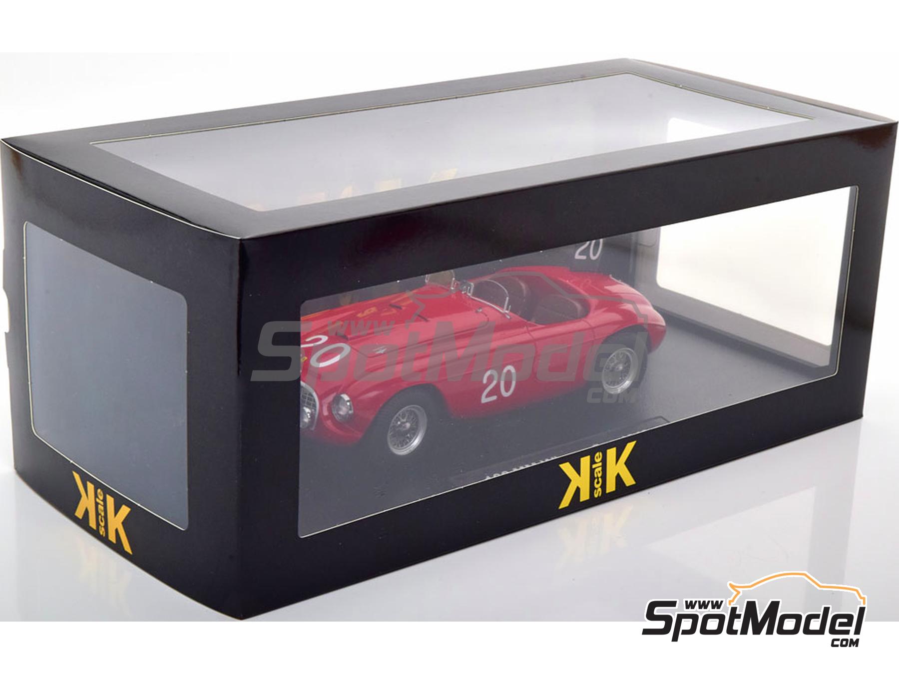 Image 6: Ferrari 166 MM - 24 Hours SPA Francorchamps 1949 | Diecast model car in 1/18 scale manufactured by KK Scale (ref.&nbsp;DIE-59892, also 4260699760845 and KKDC180914)