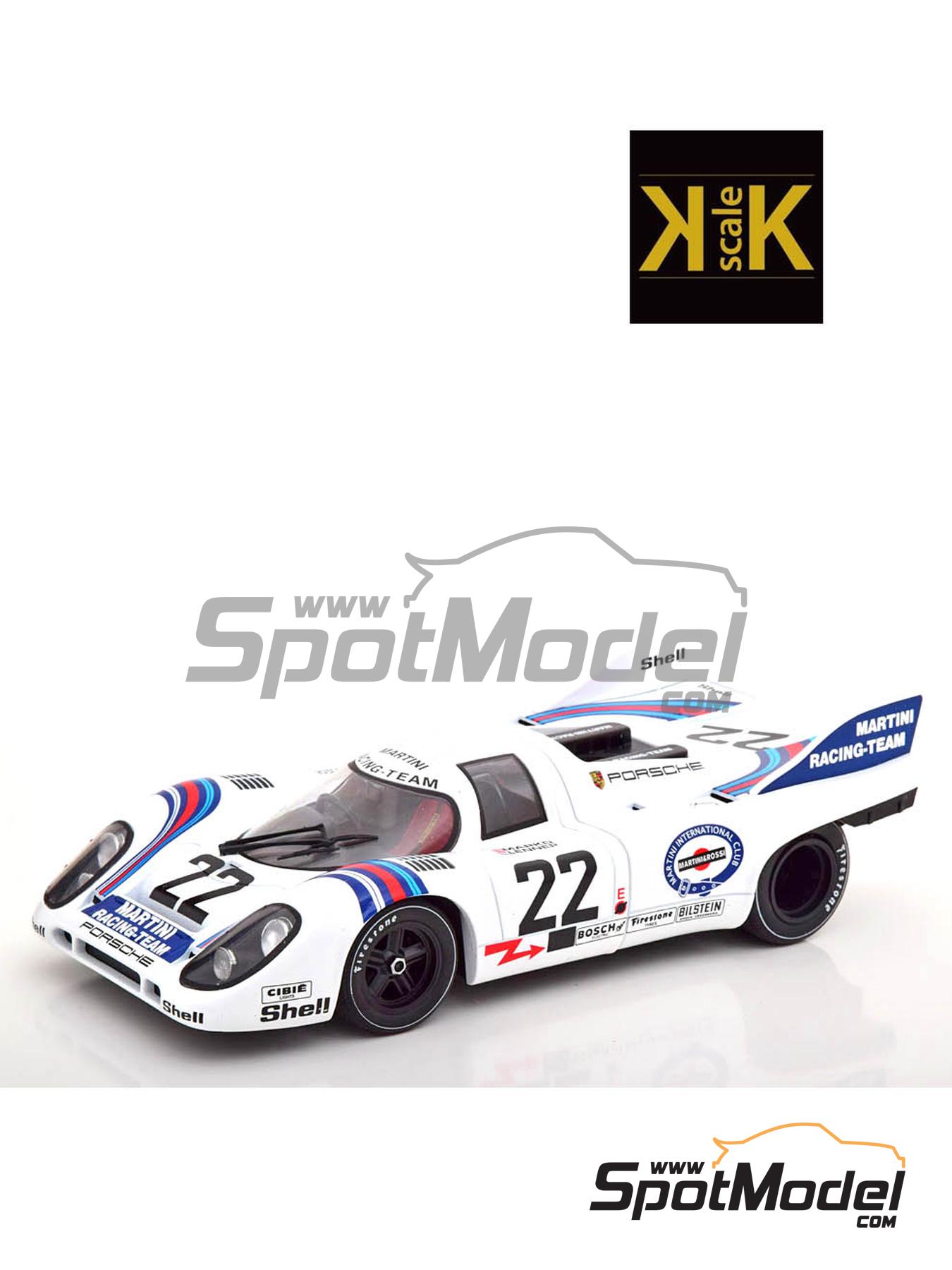 KK Scale KKDC181262: Diecast model car 1/18 scale - Porsche 917K Martini  Racing Team #22 - Helmut Marko (AT) + Gijs van Lennep (NL) - 24 Hours Le  Mans 1971 (ref. KKDC181262)