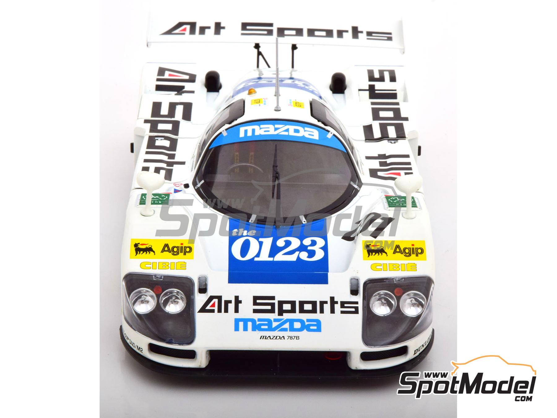 KK Scale KKDC181334: Diecast model car 1/18 scale - Mazda 787B ...