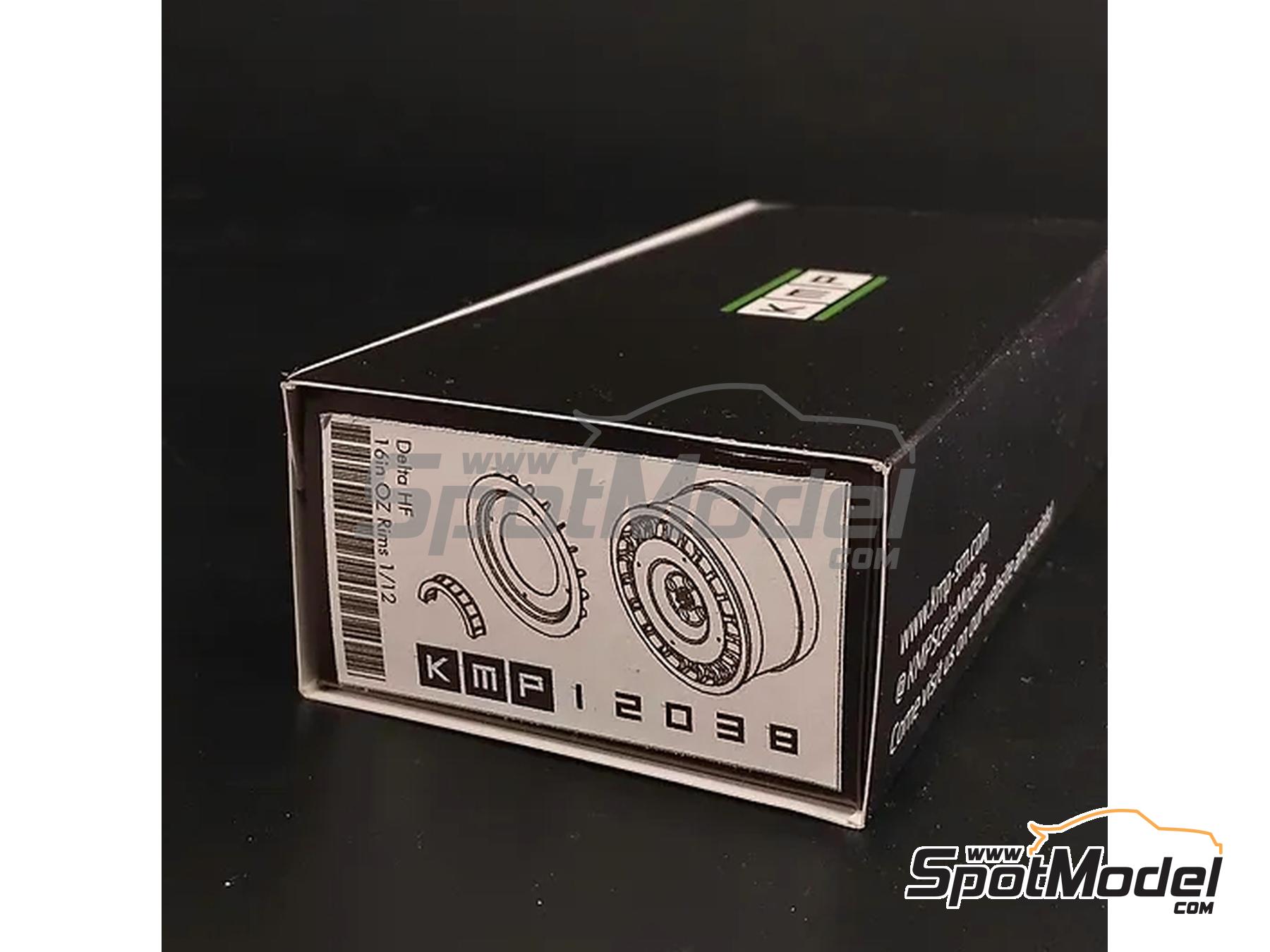 Image 1: OZ rims for Lancia Delta HF 16V | Rims in 1/12 scale manufactured by KMP Kool Models Production (ref. KMP-12038, also 12038)