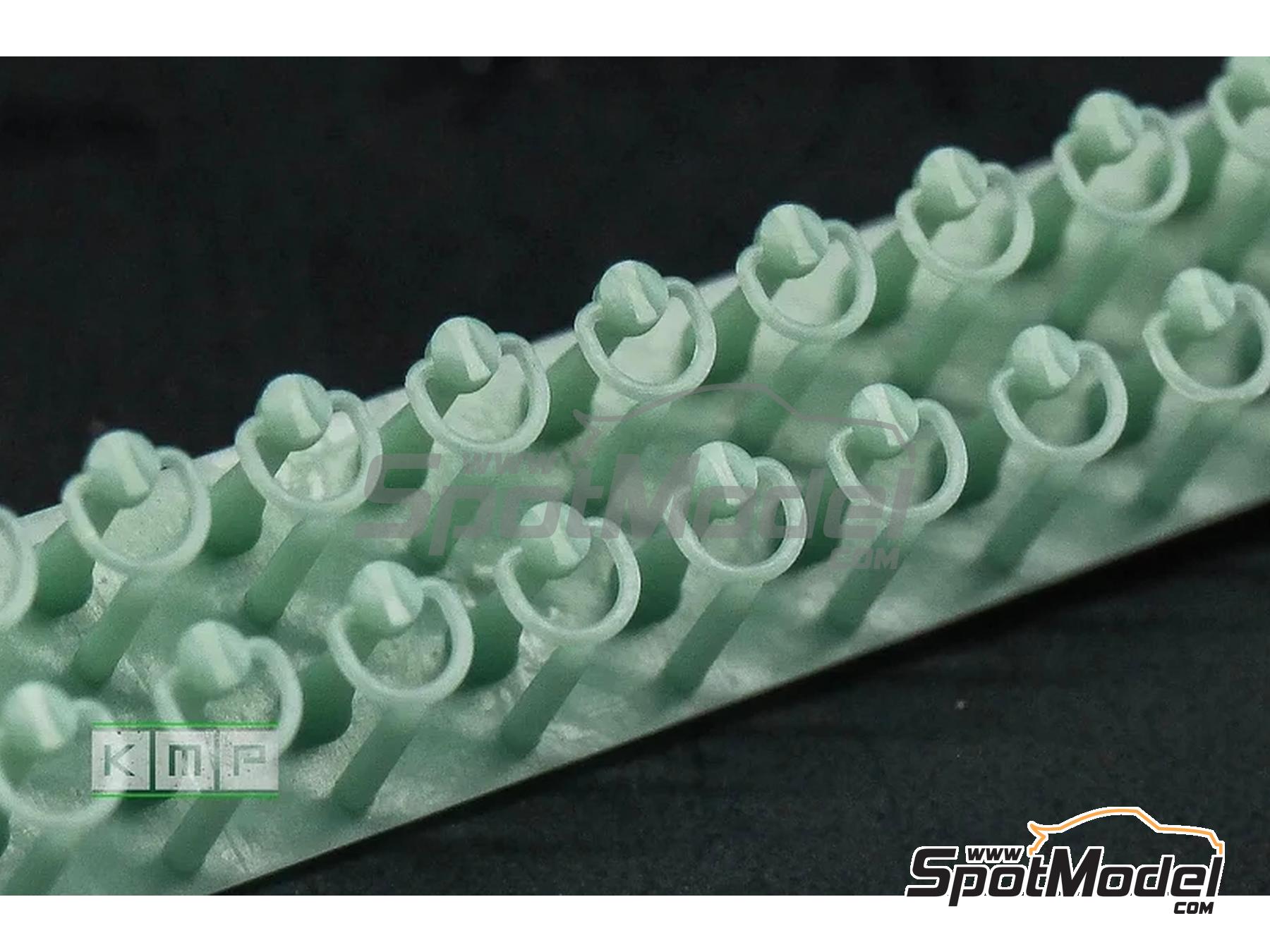 Image 1: Fairings Quick Release Clips | Detail in 1/12 scale manufactured by KMP Kool Models Production (ref.&nbsp;KMP-12040, also 12040)