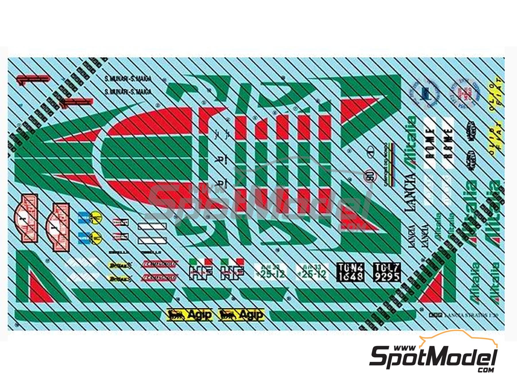 KMP Kool Models Production 20002: Marking / livery 1/20 scale - Lancia ...